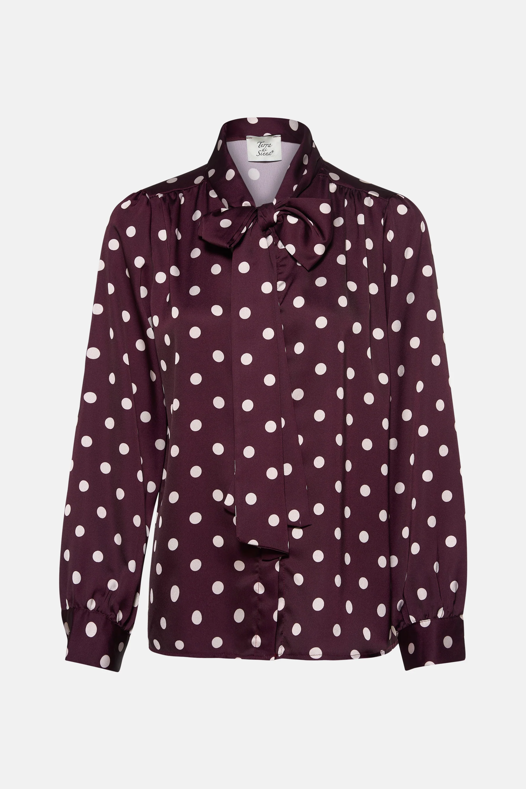 Blouse (lange mouwen) rood - Terra di Siena