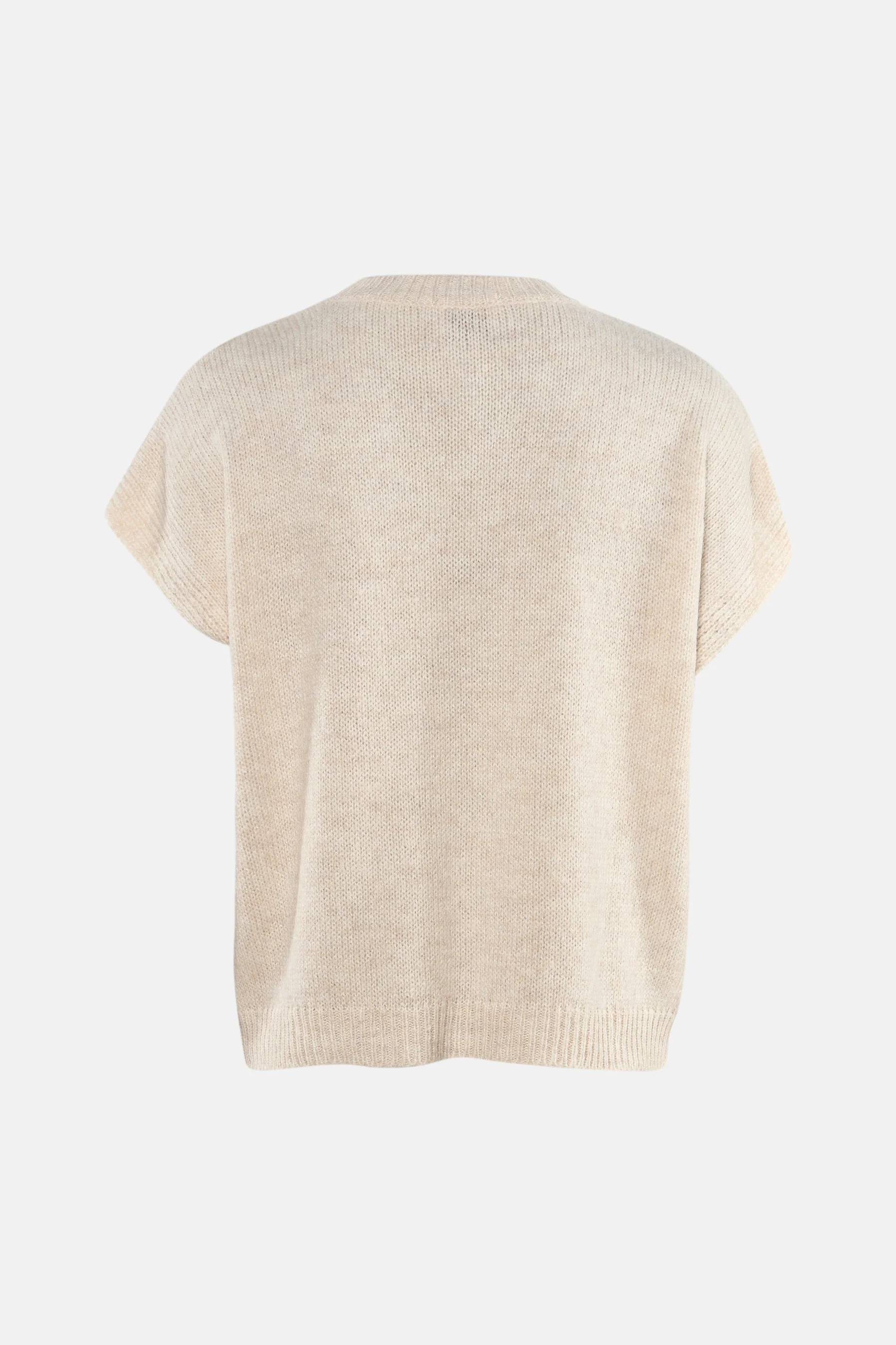 Giletkorte zonder mouw - beige - Image 2