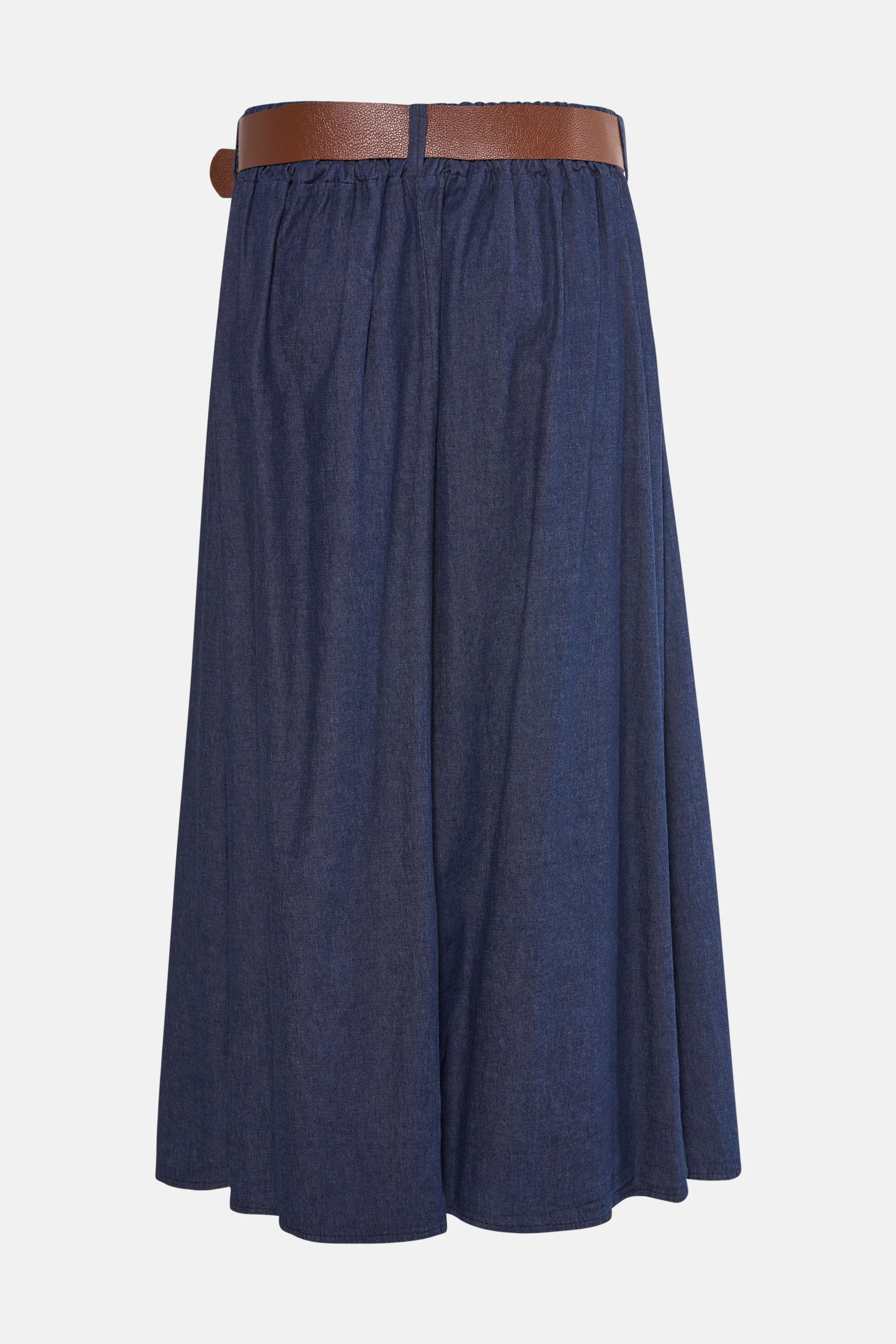 Lange rok - Dark blue denim - Image 2