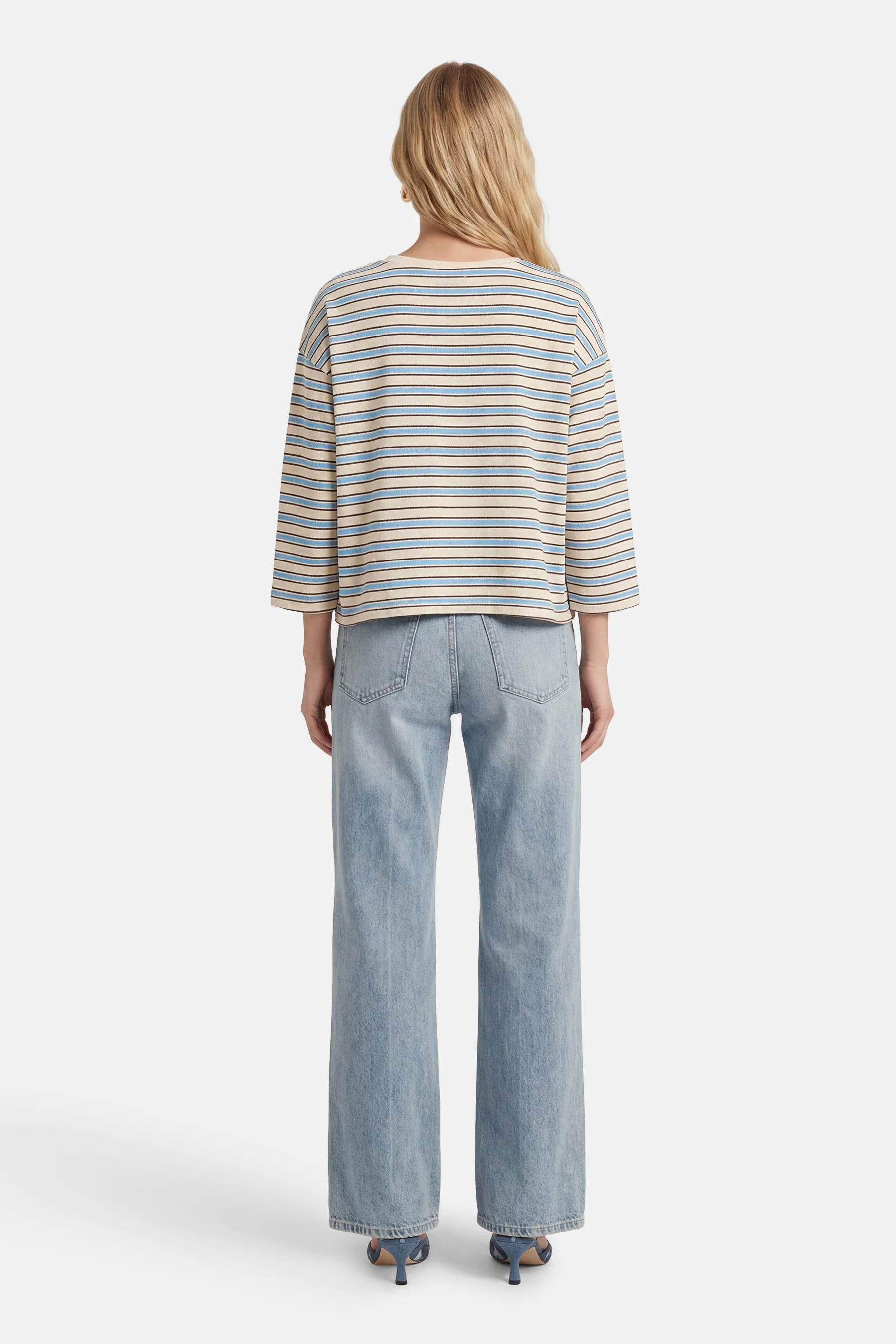 T-shirt - blauw - Image 4