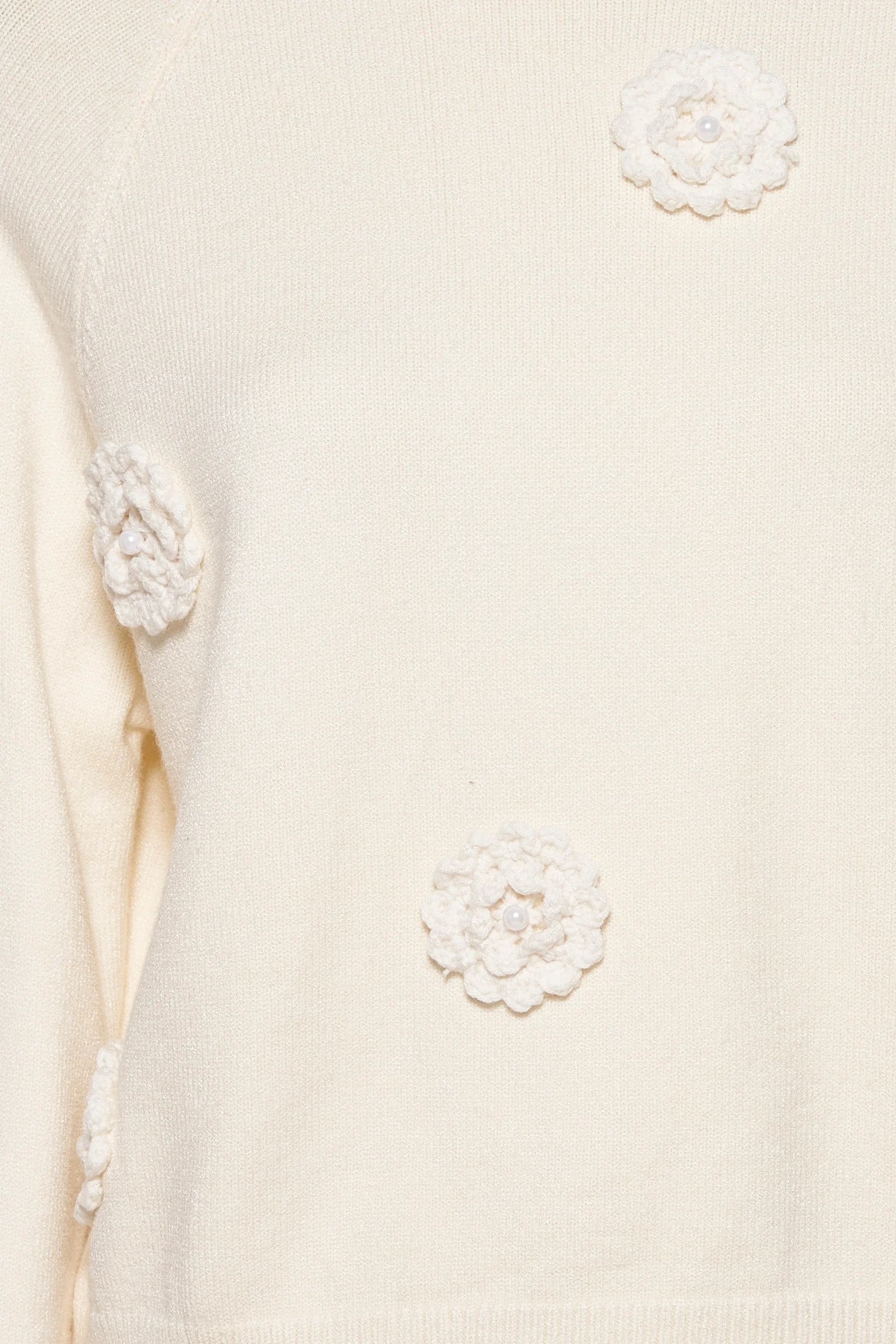 Pull met ronde hals - ecru - Image 3
