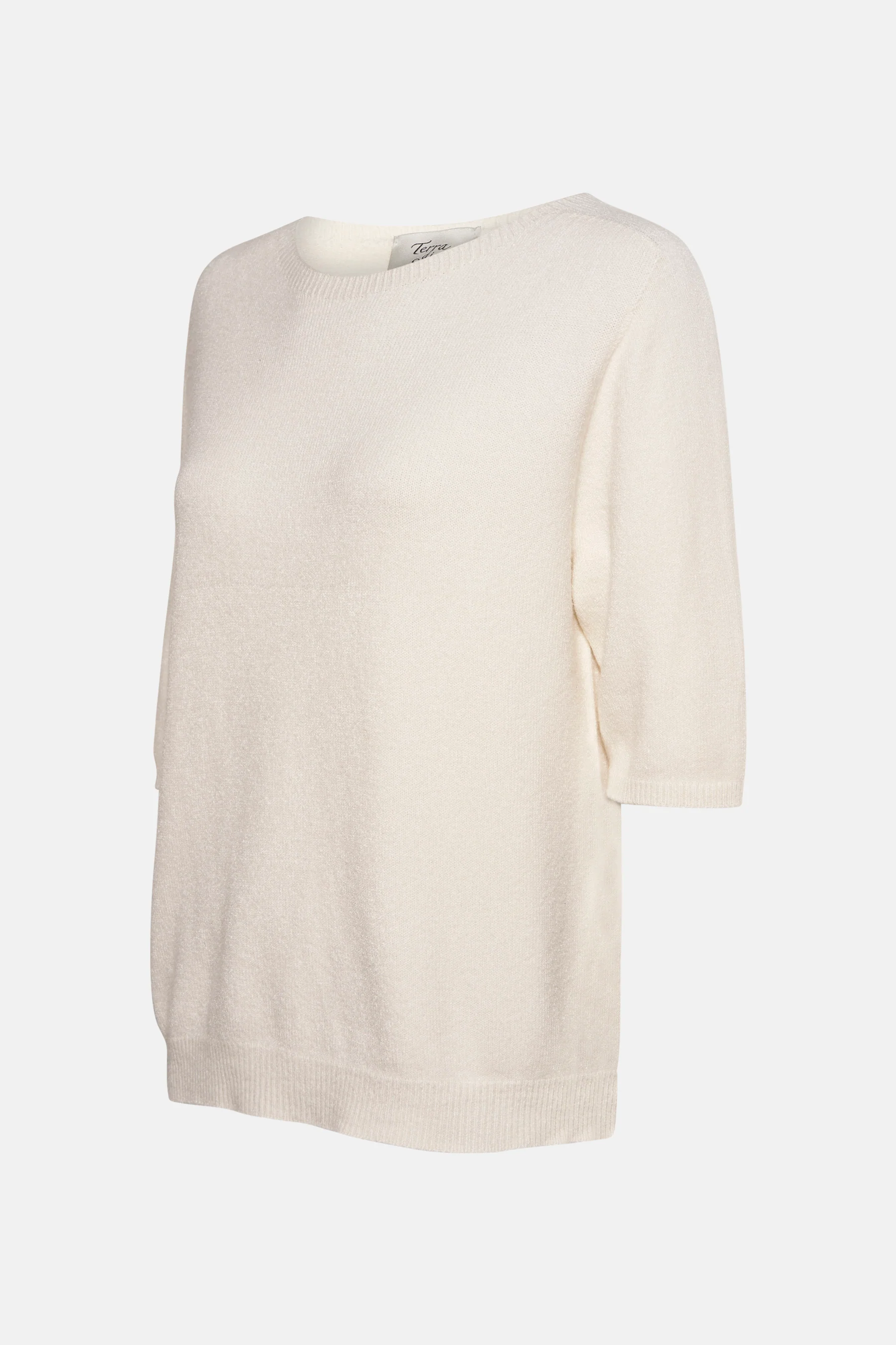 Pull met ronde hals - ecru - Image 2