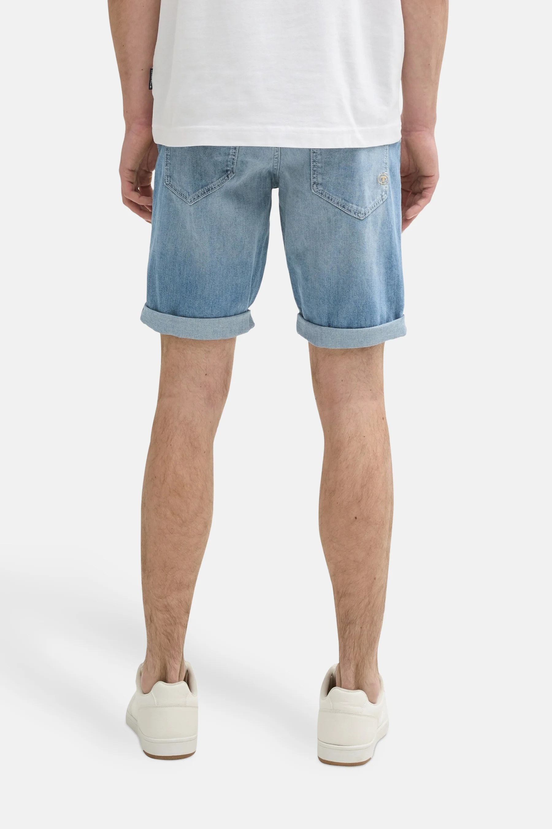 Short - light blue denim - Image 3