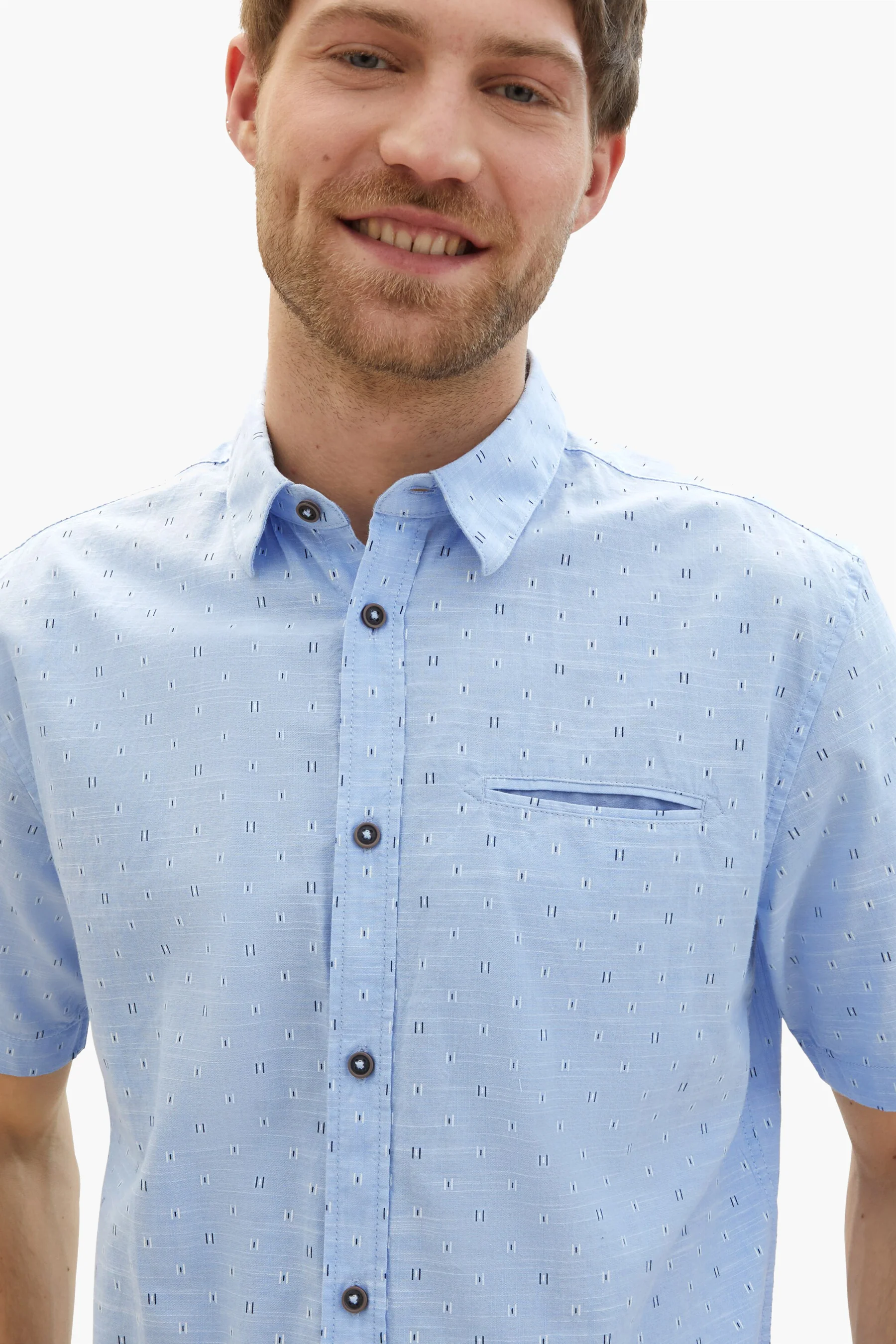 Hemd met korte mouwen - blauw - Image 5