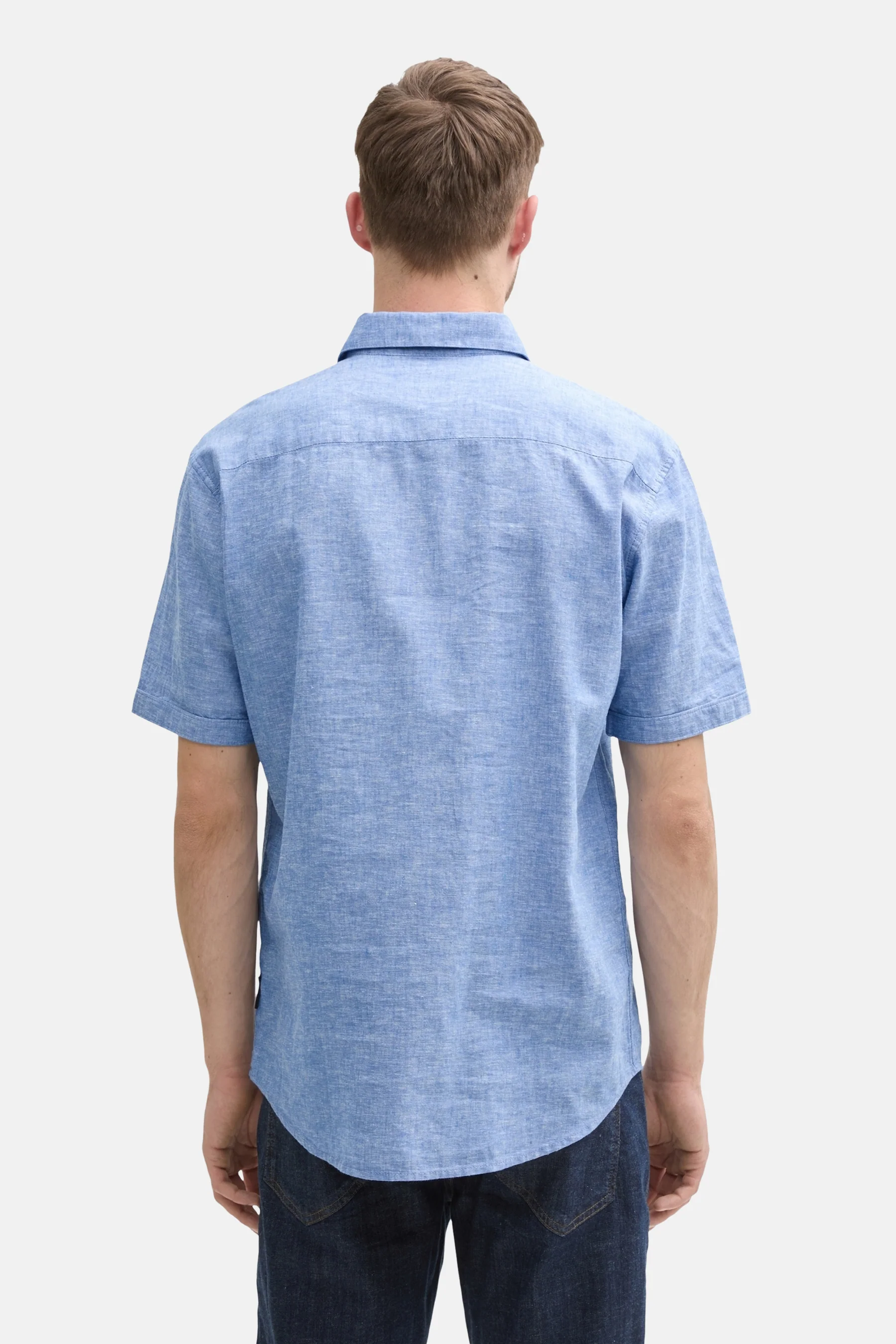 Hemd met korte mouwen - blauw - Image 3