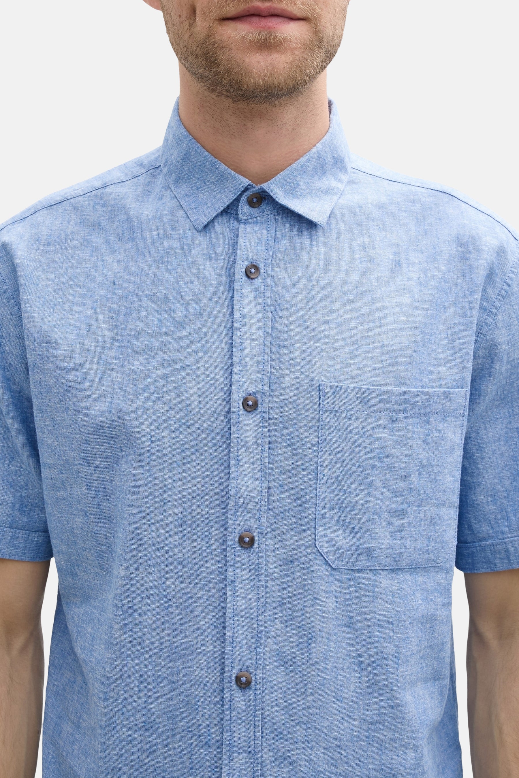 Hemd met korte mouwen - blauw - Image 4