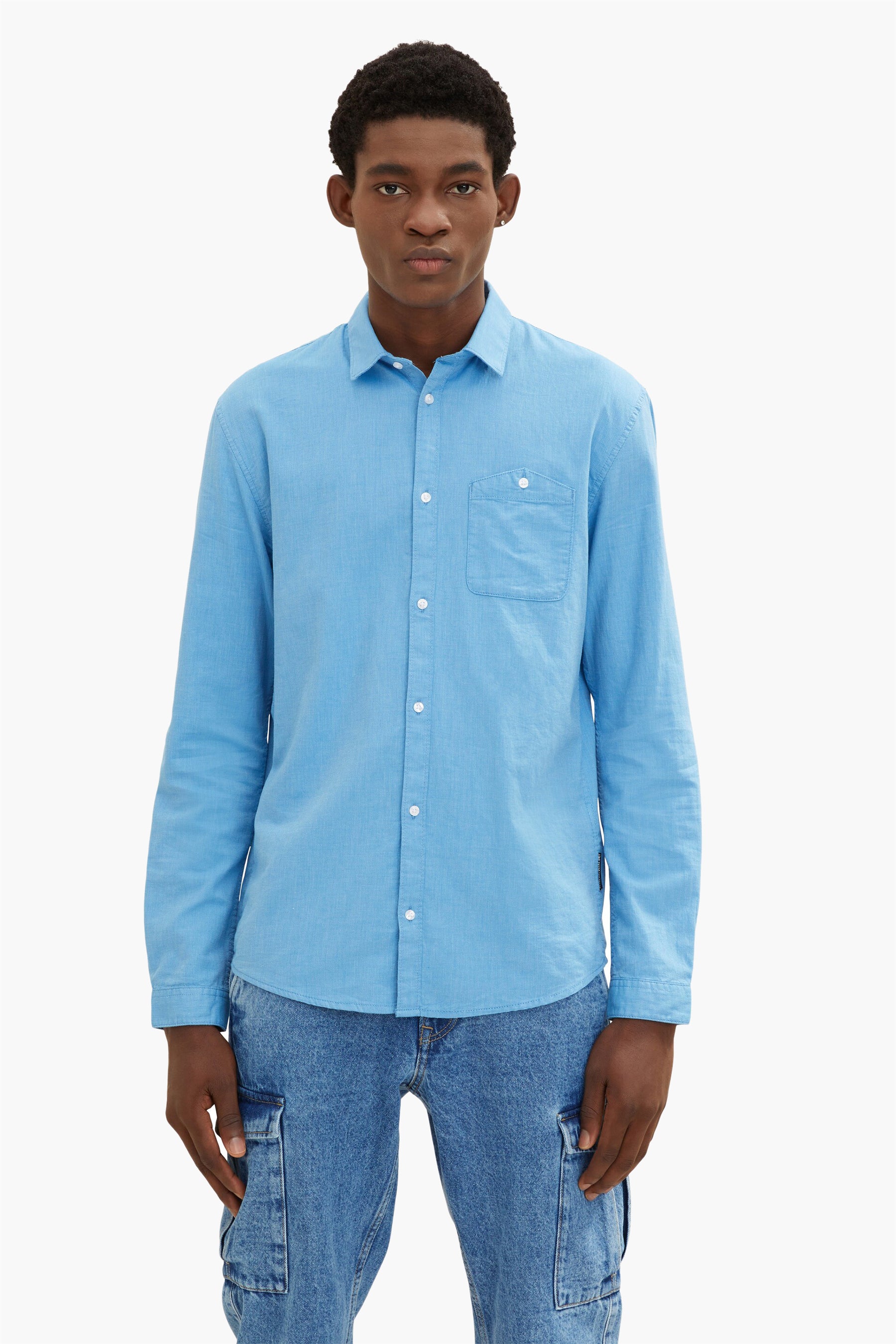 Hemd met lange mouwen - blauw - Image 4