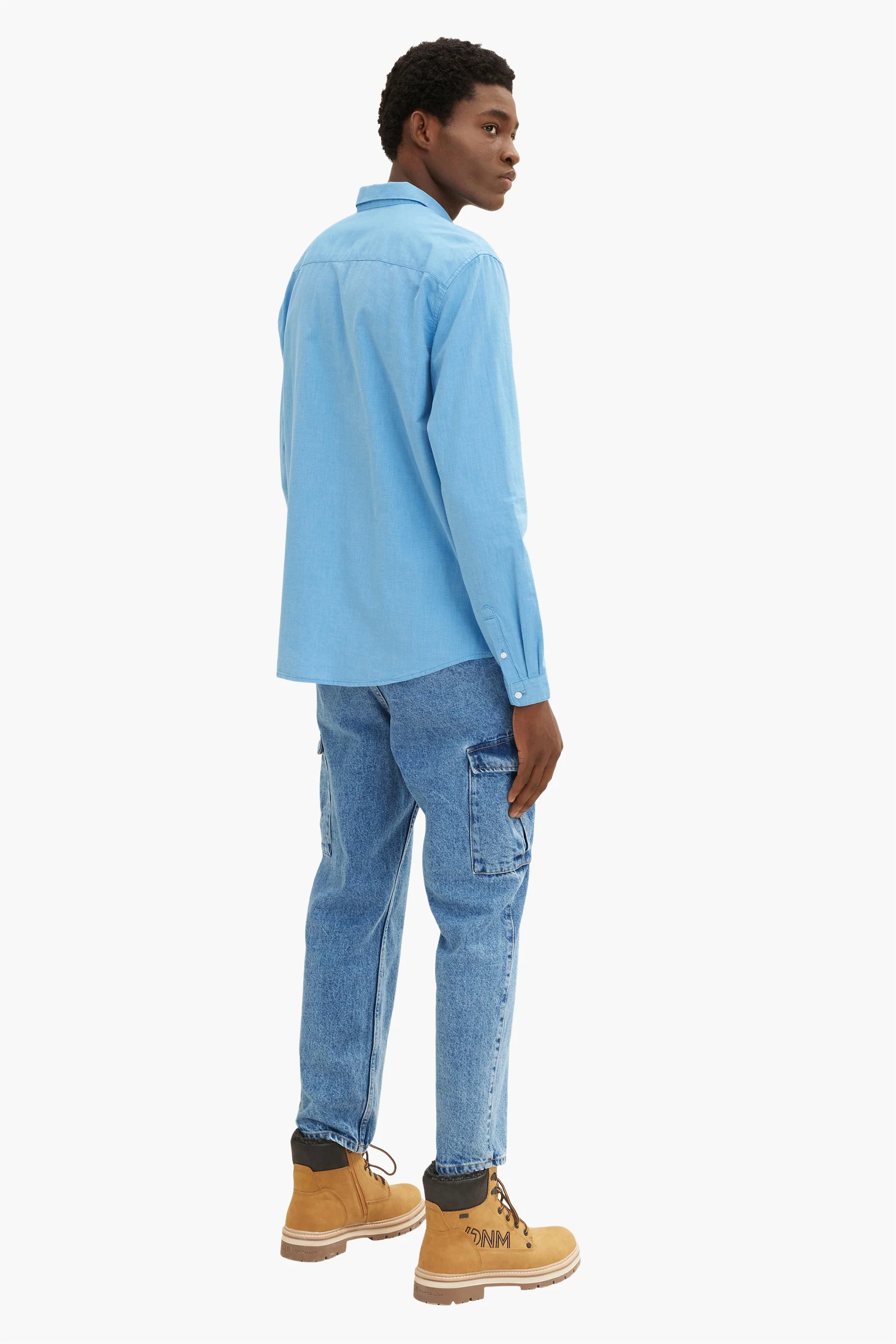 Hemd met lange mouwen - blauw - Image 5