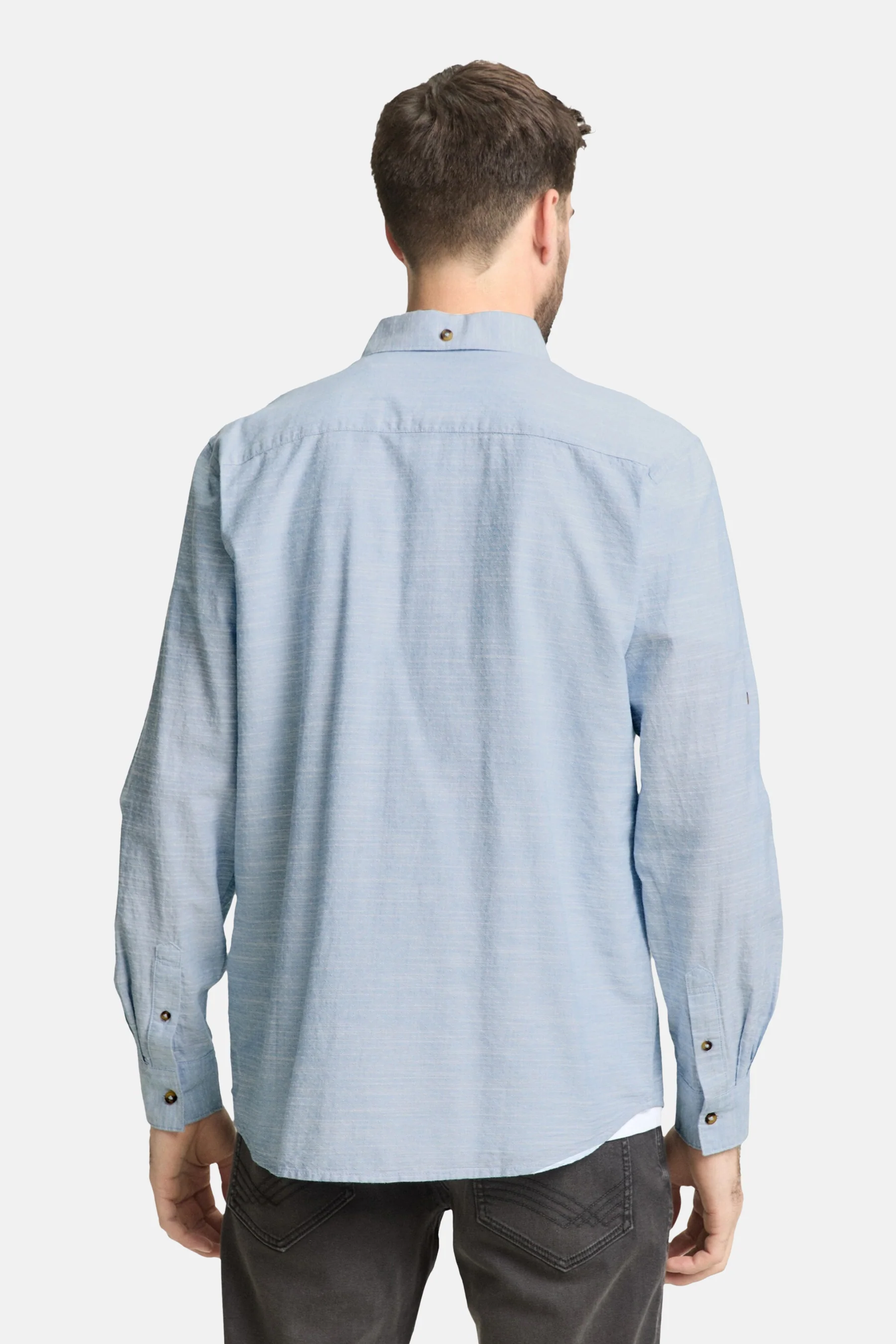 Hemd met lange mouwen - blauw - Image 3