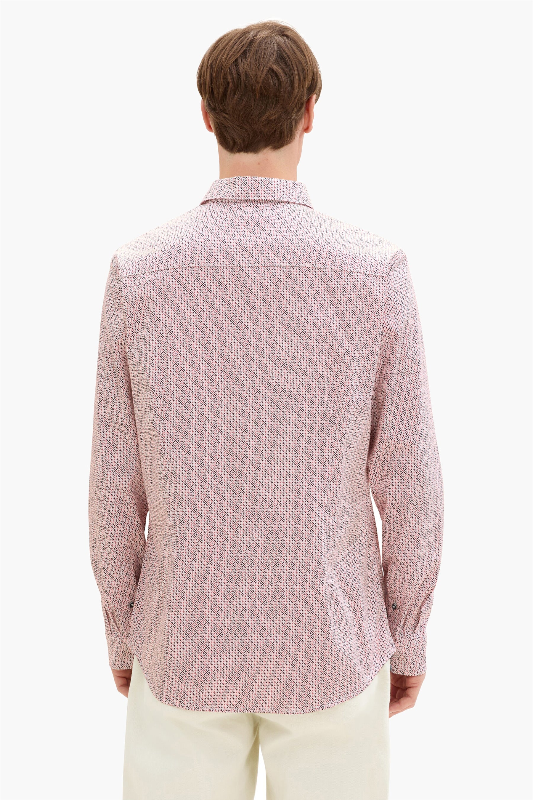 Hemd met lange mouwen - rood - Image 4