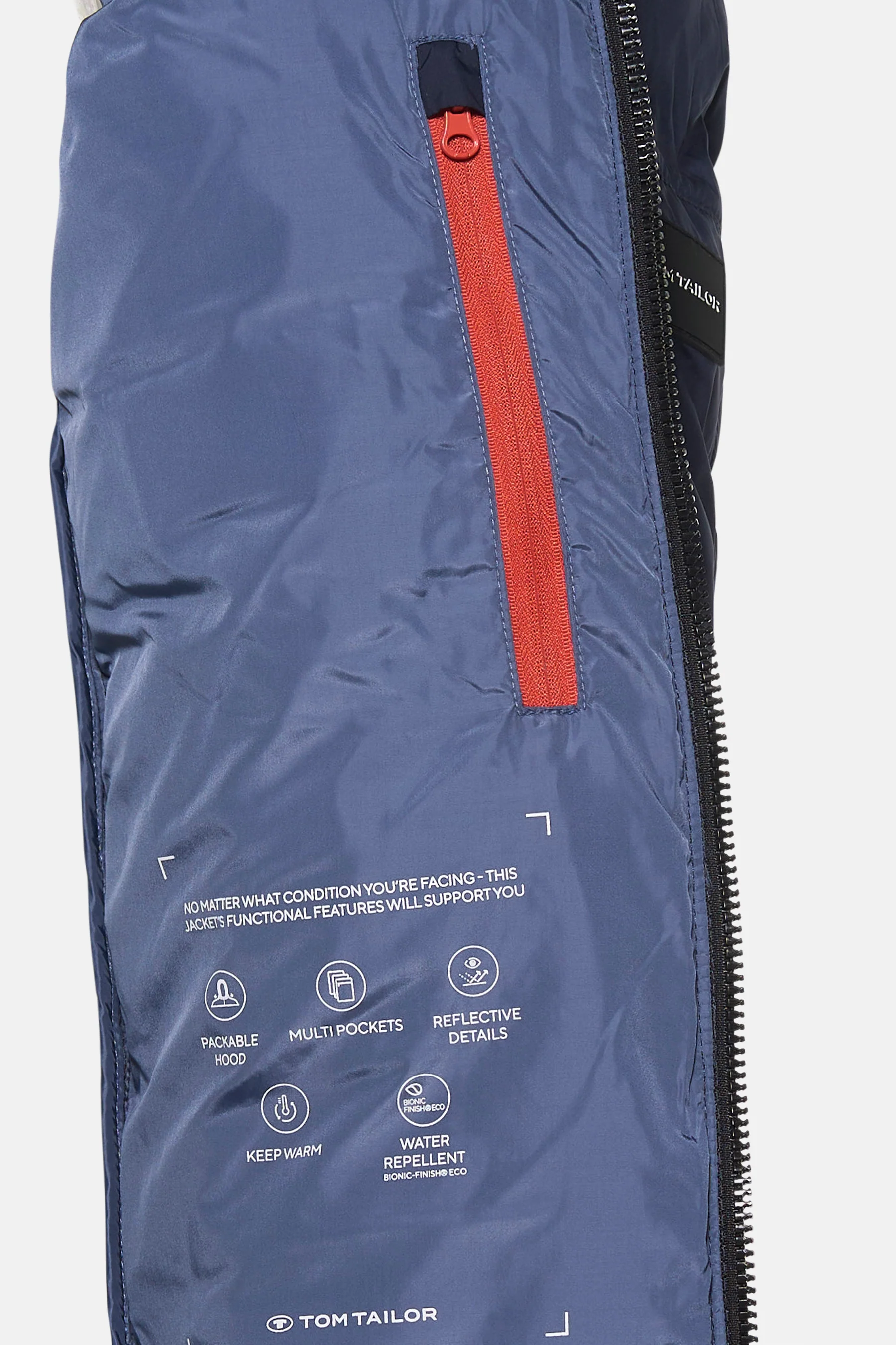 Korte jas - blauw - Image 8