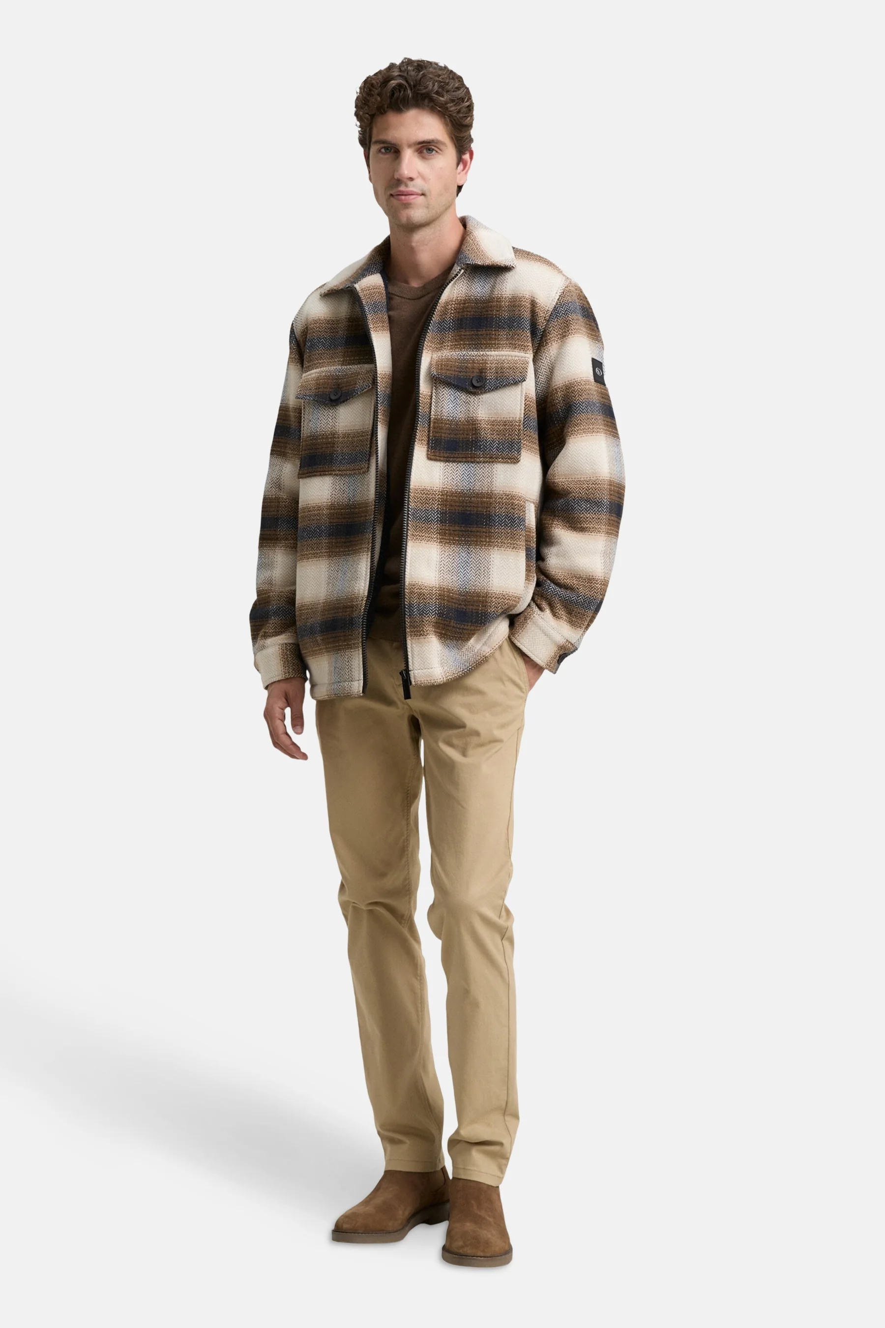 Korte jas - bruin - Image 2