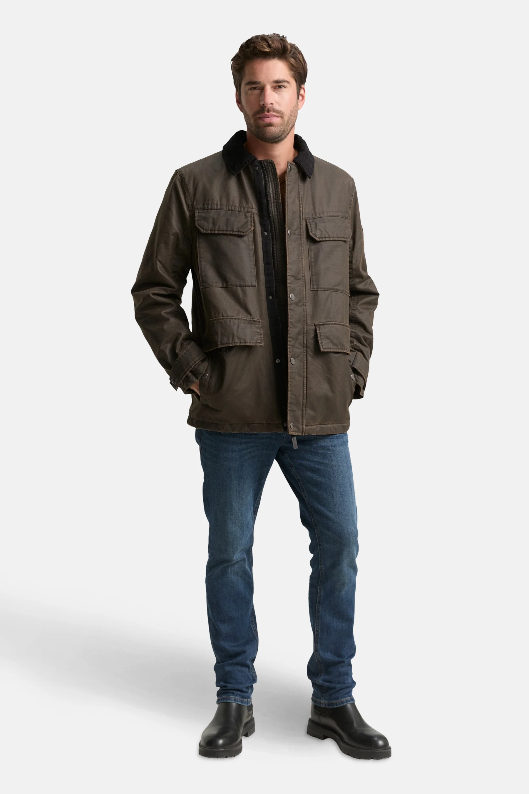 Korte jas - bruin - Image 2