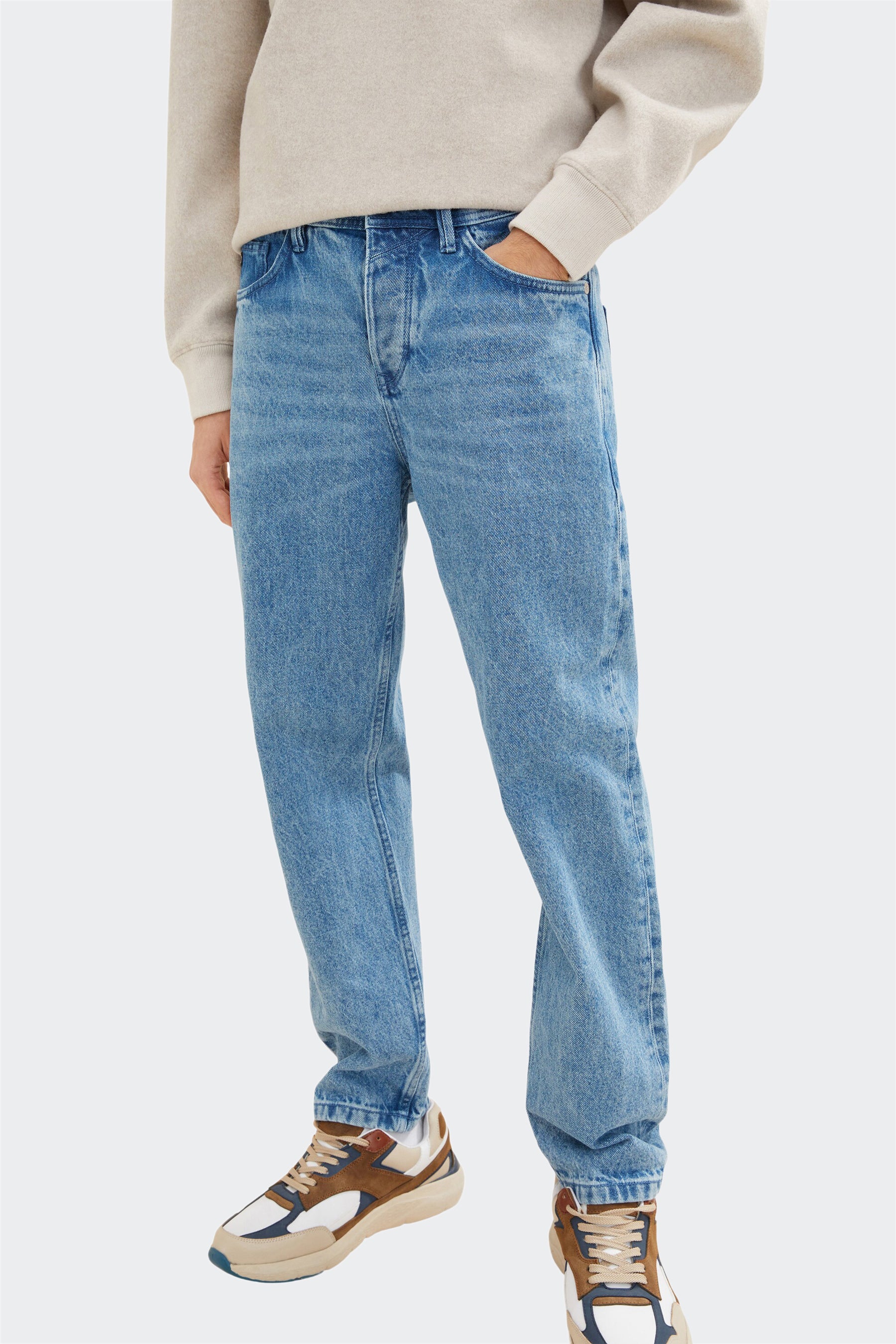 Straight jeans - light blue denim - Image 6