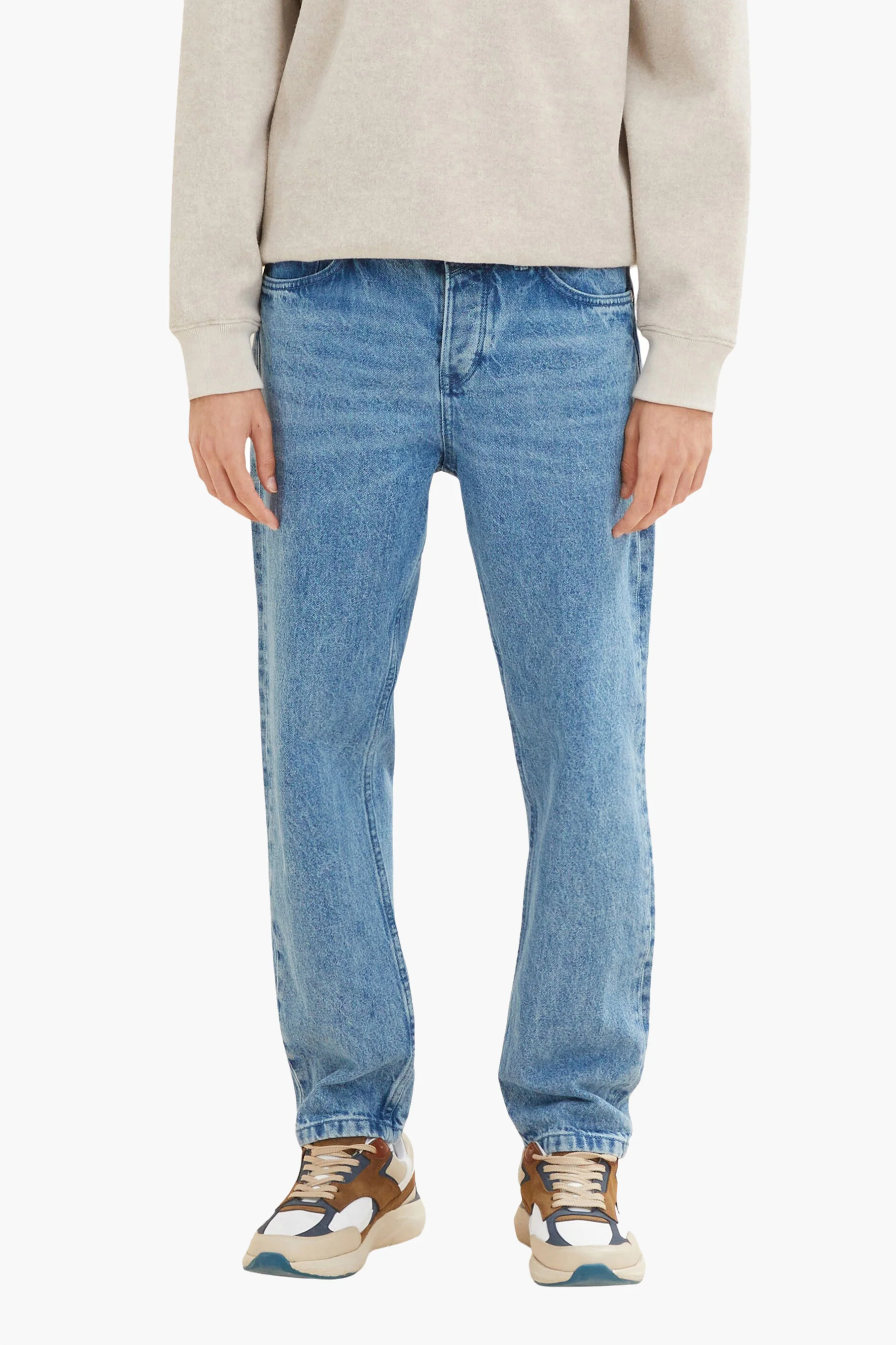 Straight jeans - light blue denim - Image 8
