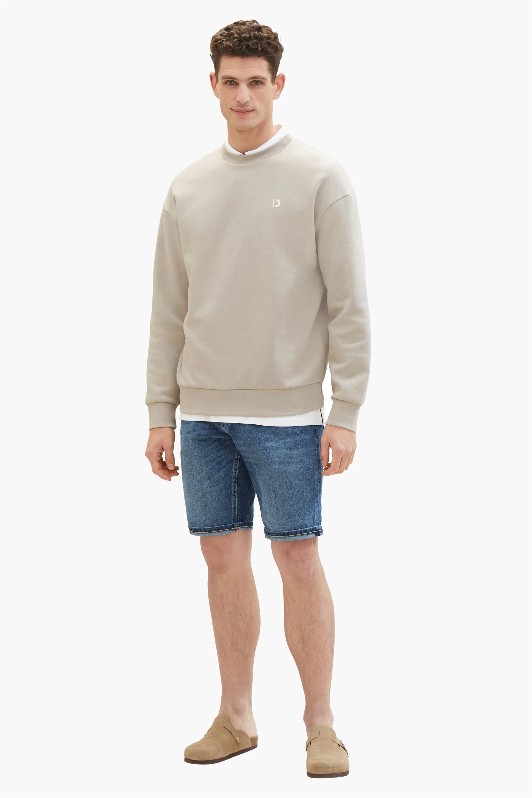 Short - dark blue denim - Image 2