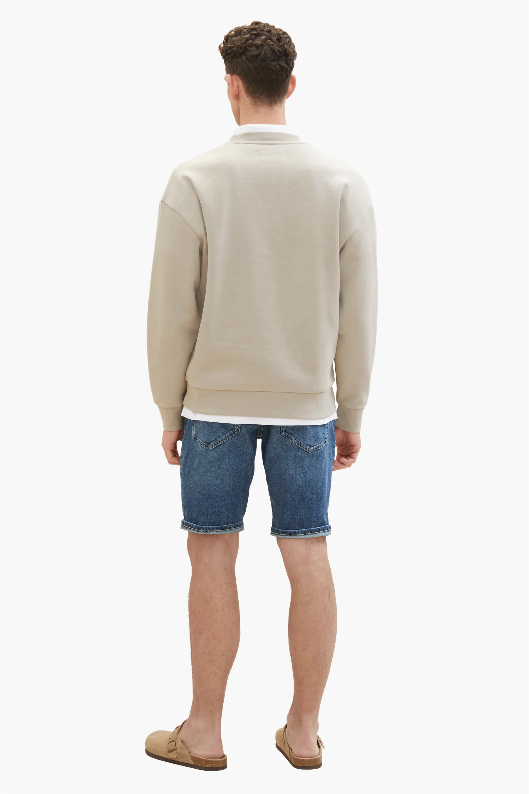 Short - dark blue denim - Image 3