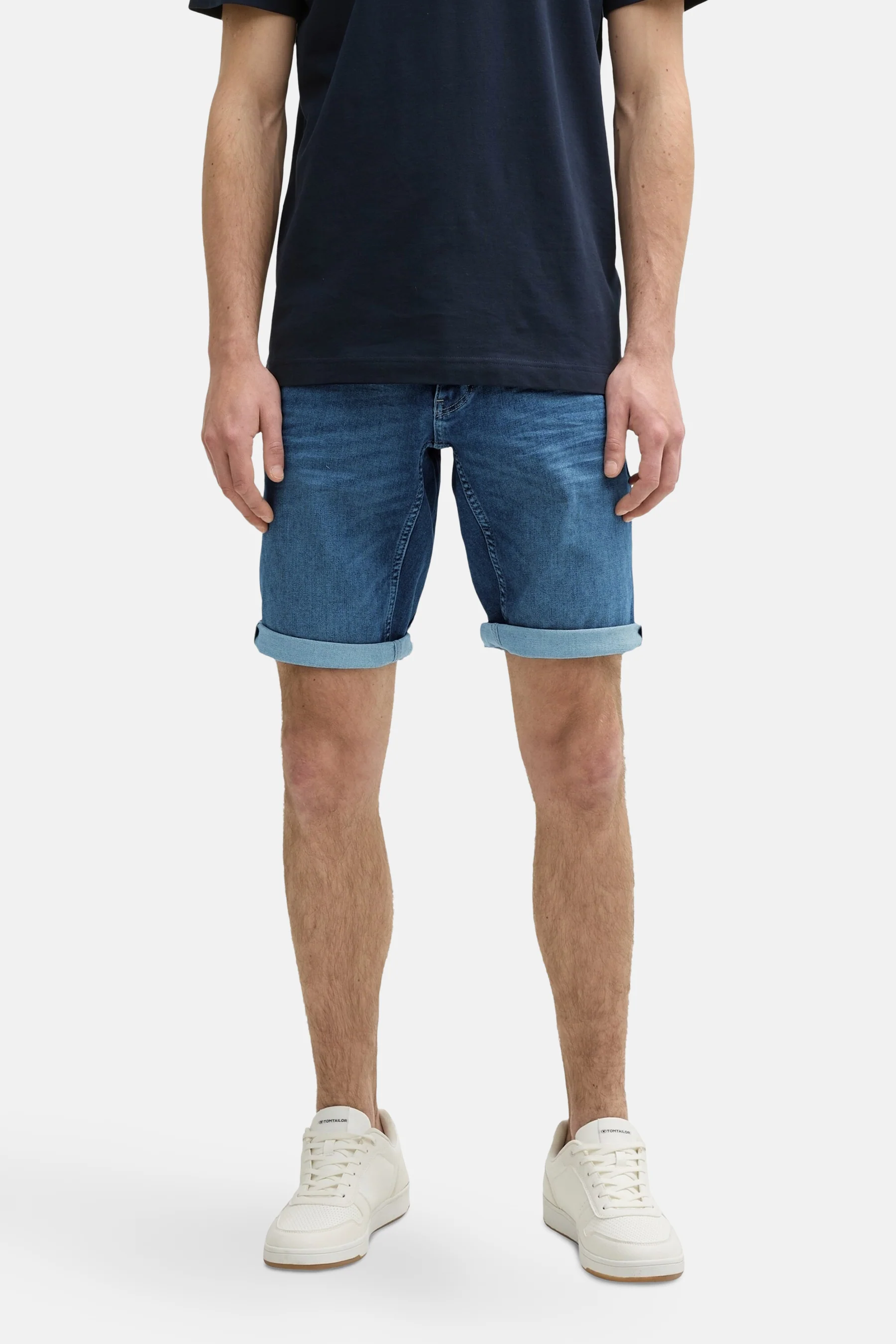 Jeansshort mid blue denim - TOM TAILOR