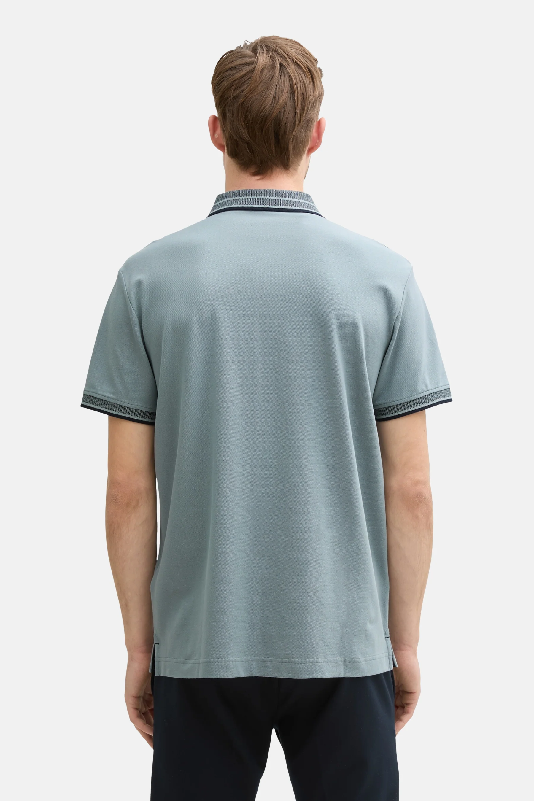 Polo met korte mouwen - blauw - Image 3
