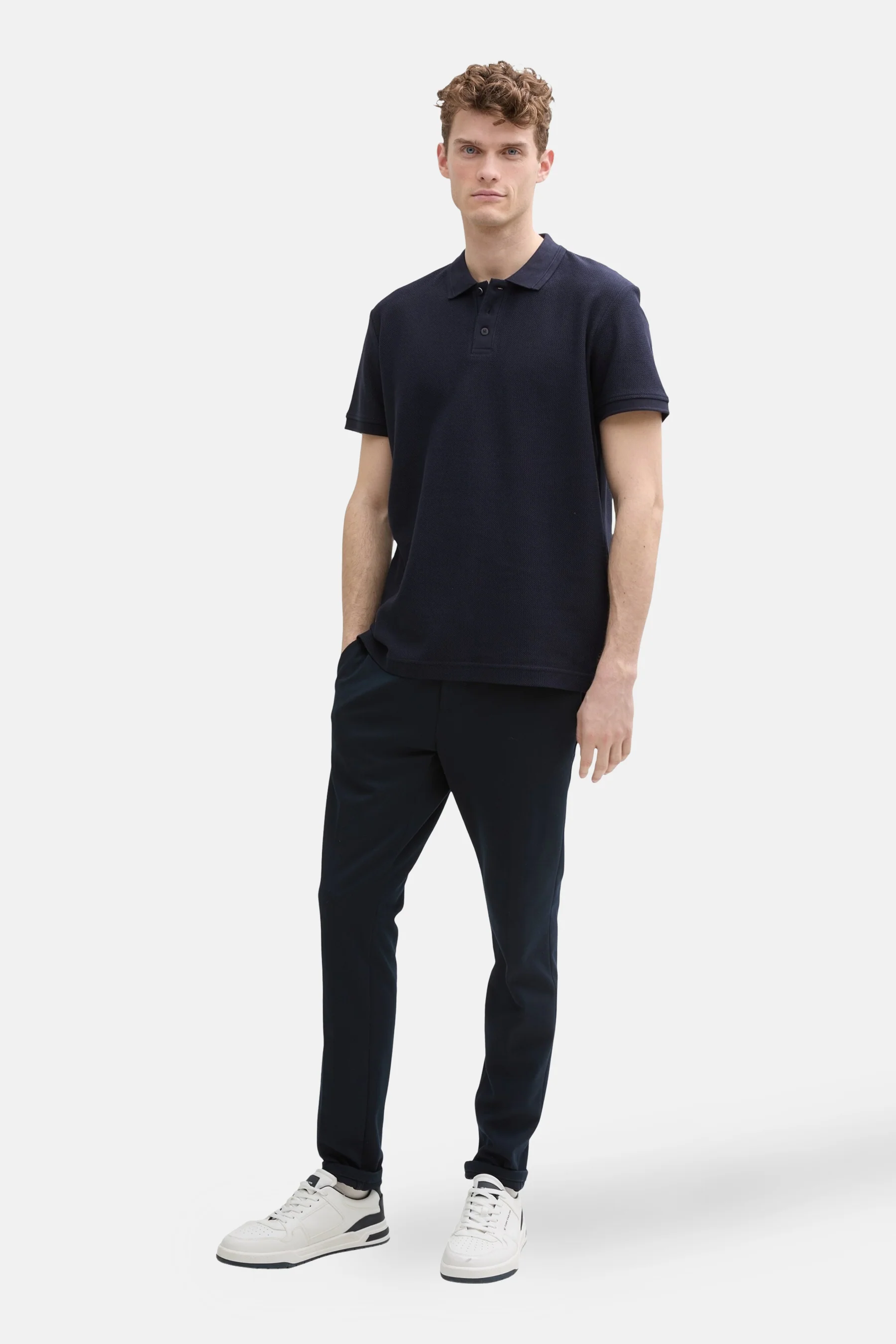 Polo met korte mouwen - Donkerblauw - Image 2