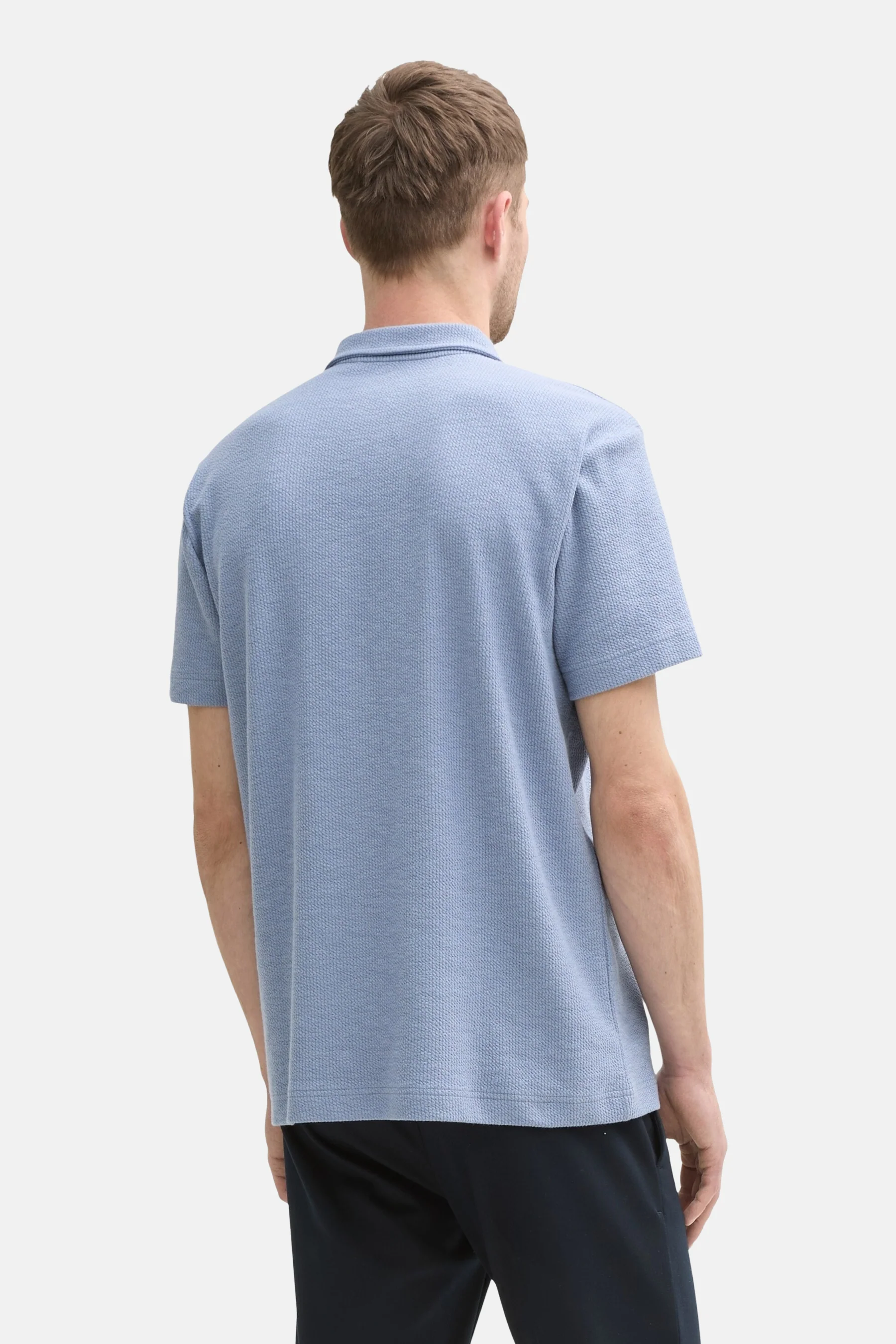Polo met korte mouwen - blauw - Image 3