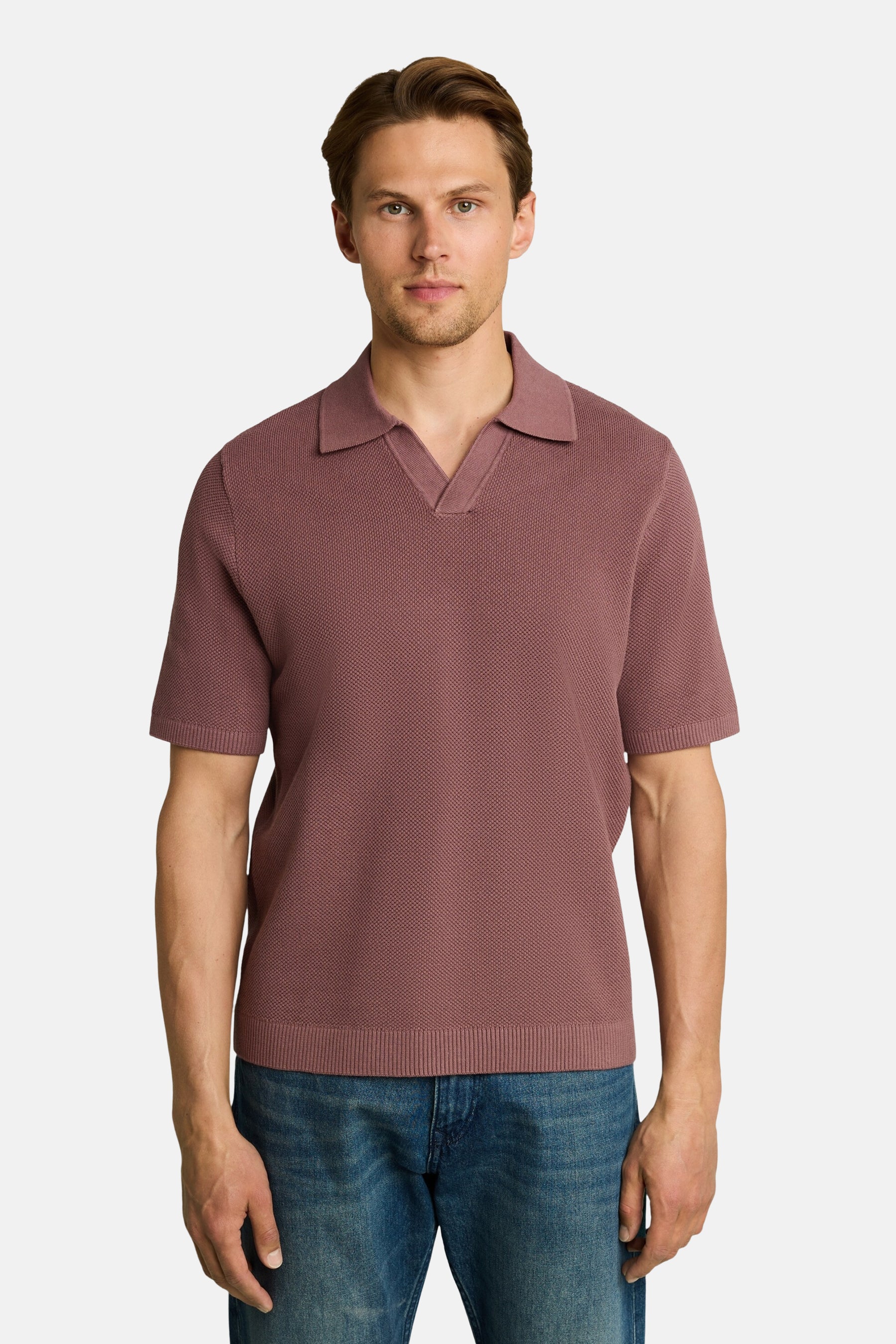 Polo met korte mouwen - roze