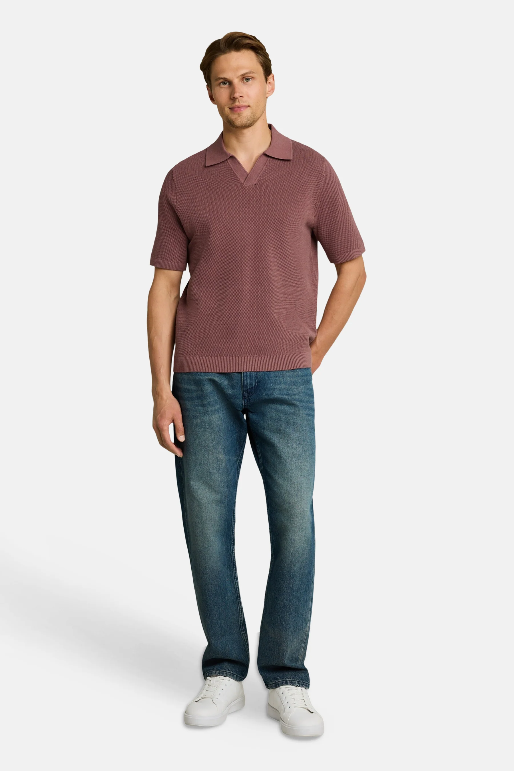 Polo met korte mouwen - roze - Image 2