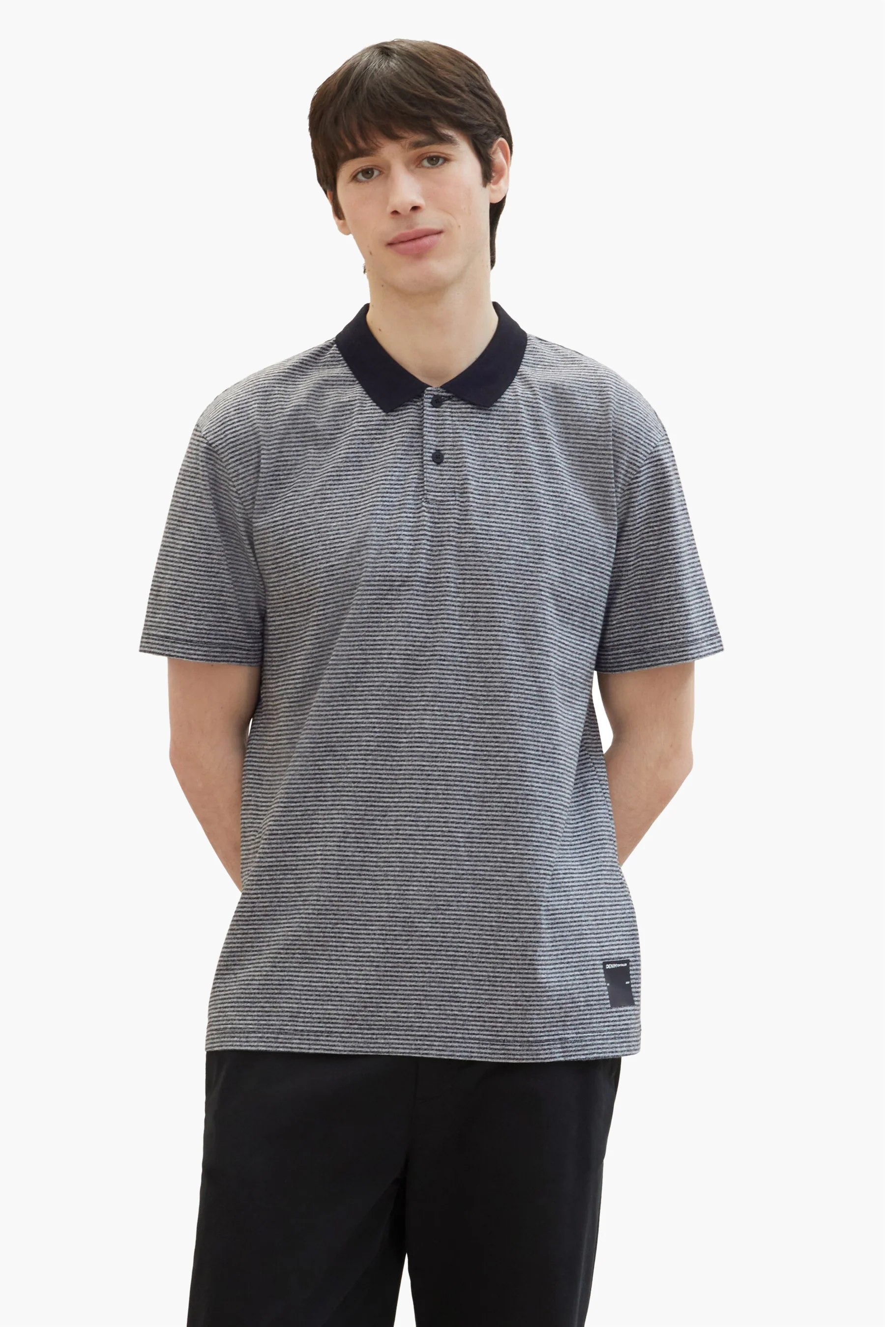 Polo met korte mouwen - zwart