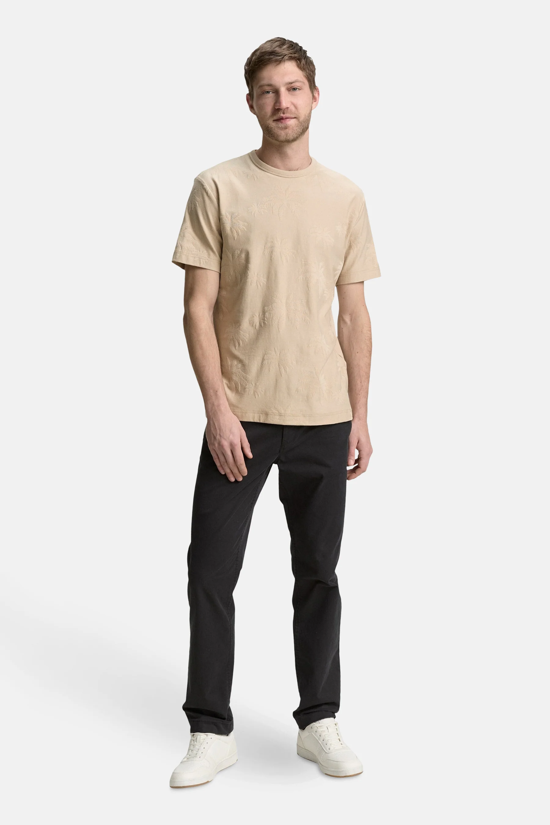 T-shirt met korte mouwen - beige - Image 2