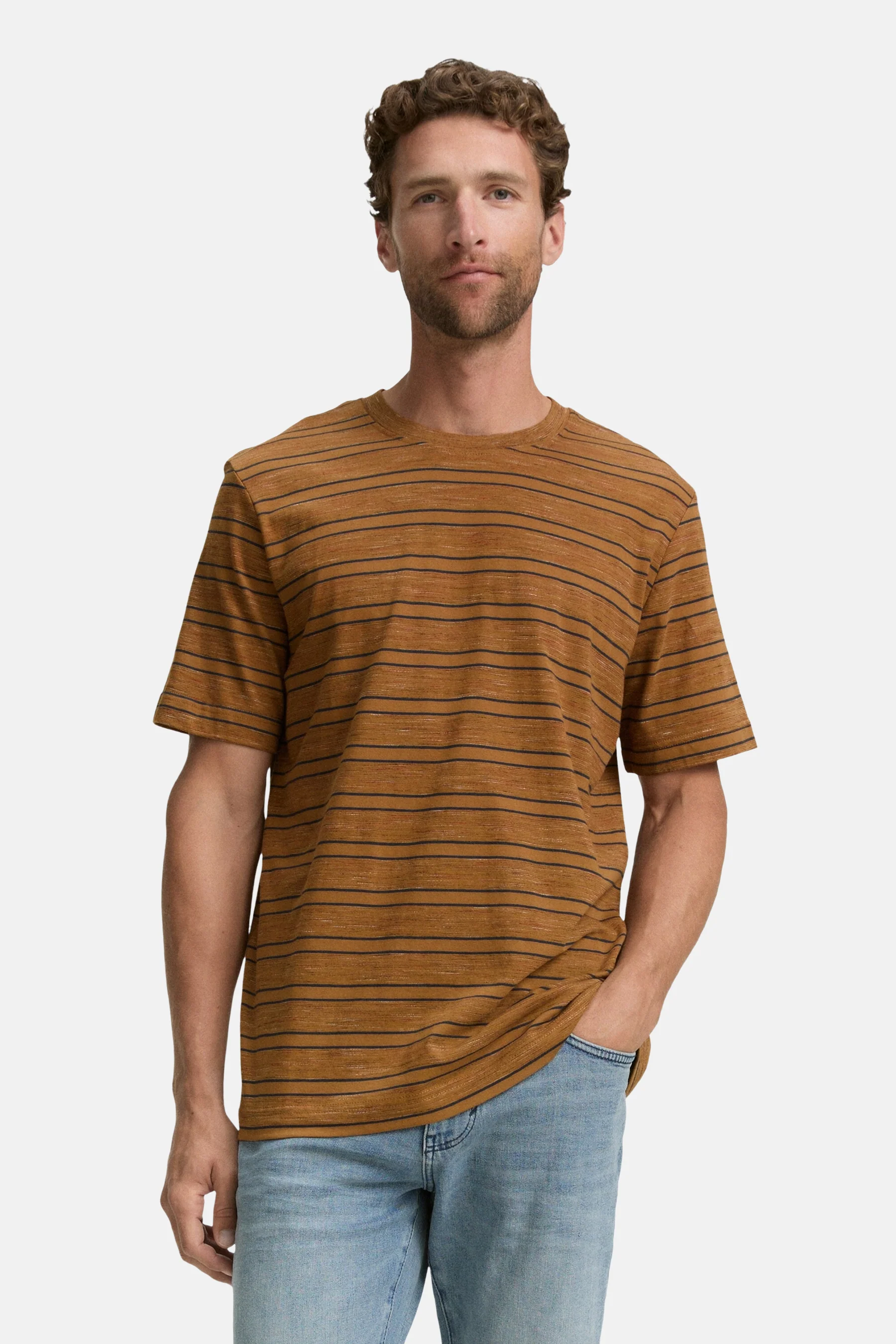 T-shirt met korte mouwen - bruin