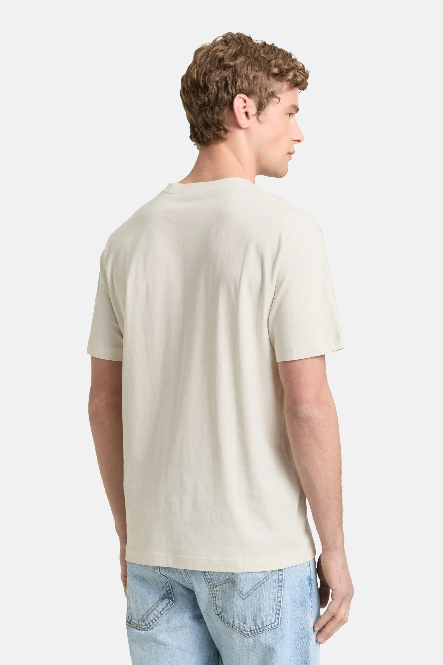 T-shirt met korte mouwen - ecru - Image 4