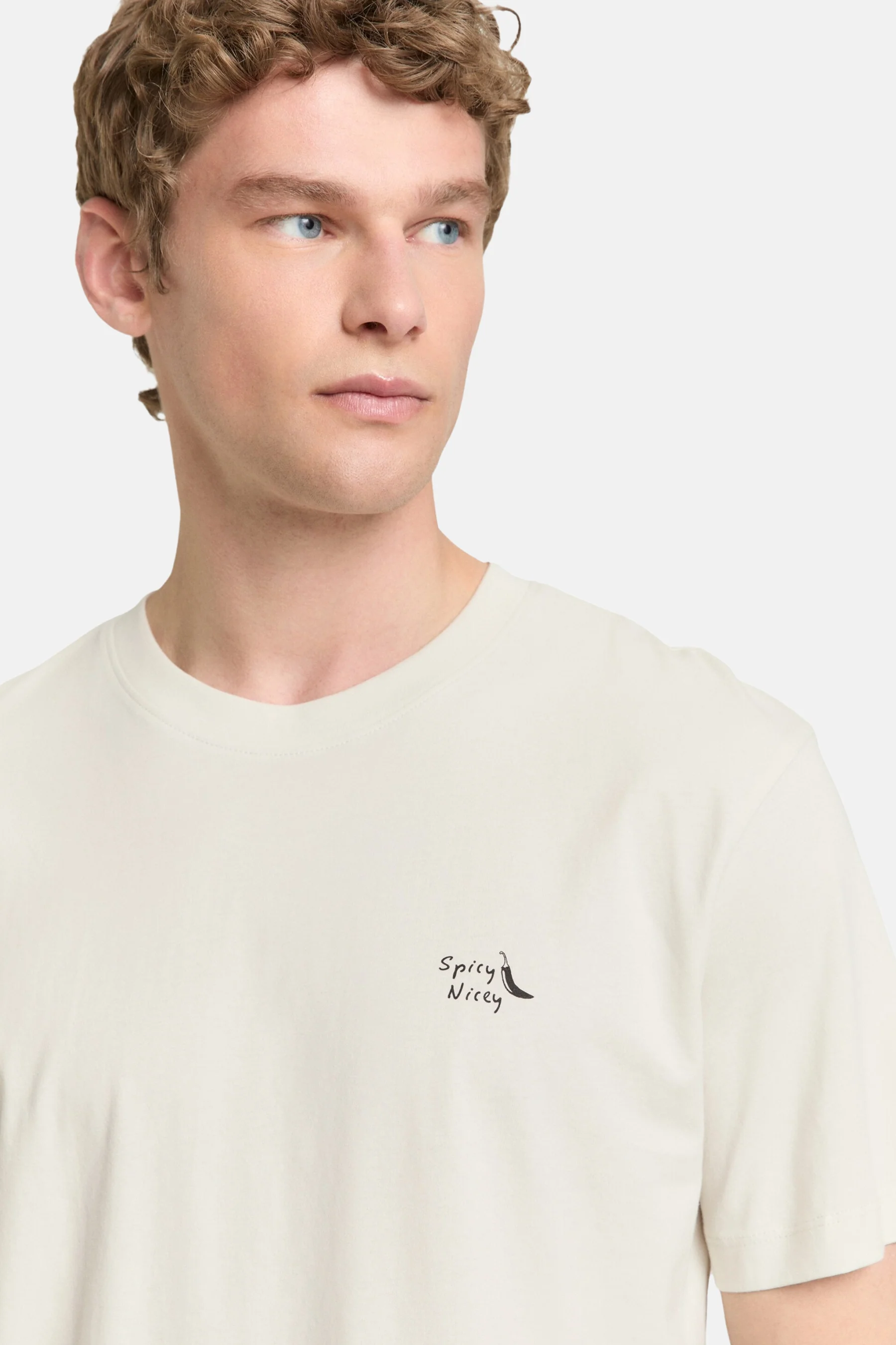 T-shirt met korte mouwen - ecru - Image 5
