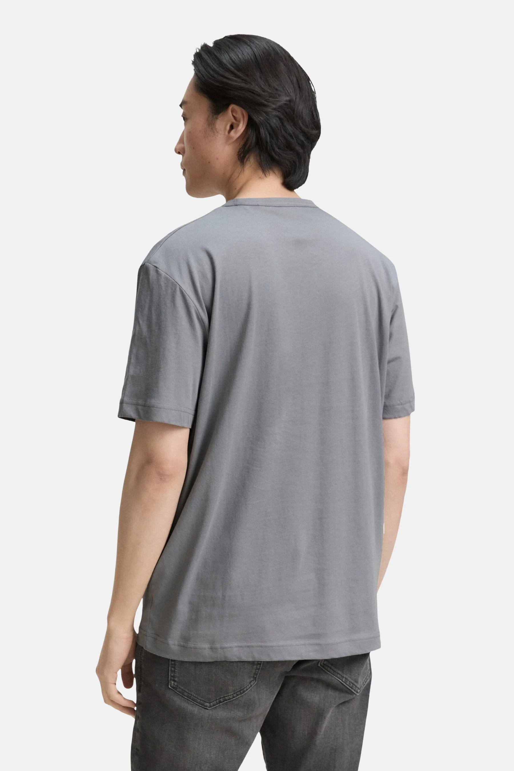 T-shirt met korte mouwen - grijs - Image 3