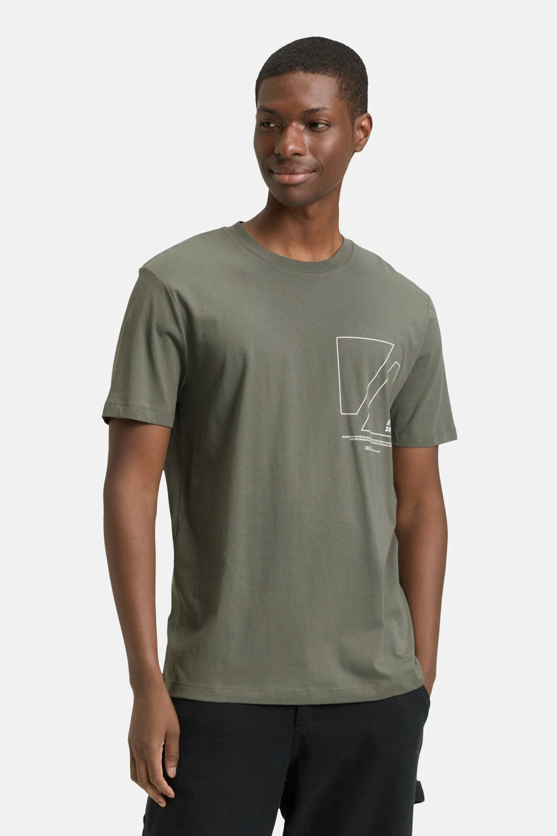 T-shirt met korte mouwen - groen