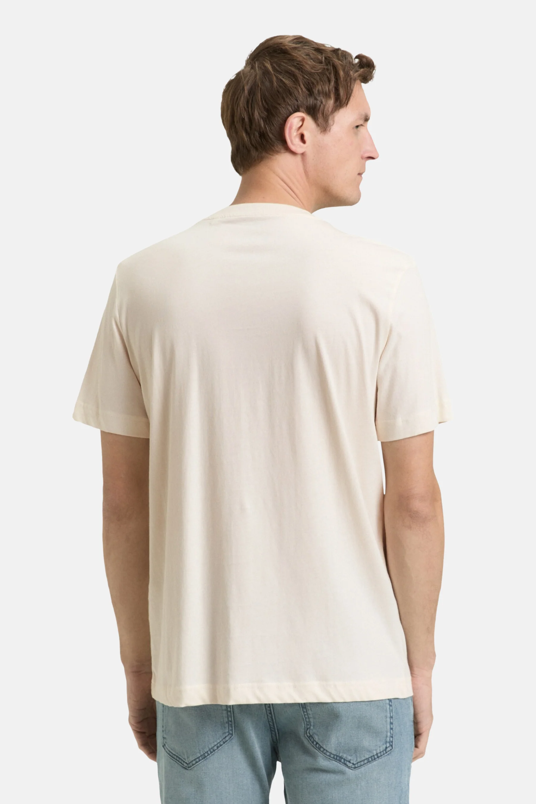 T-shirt met korte mouwen - Ecru - Image 4