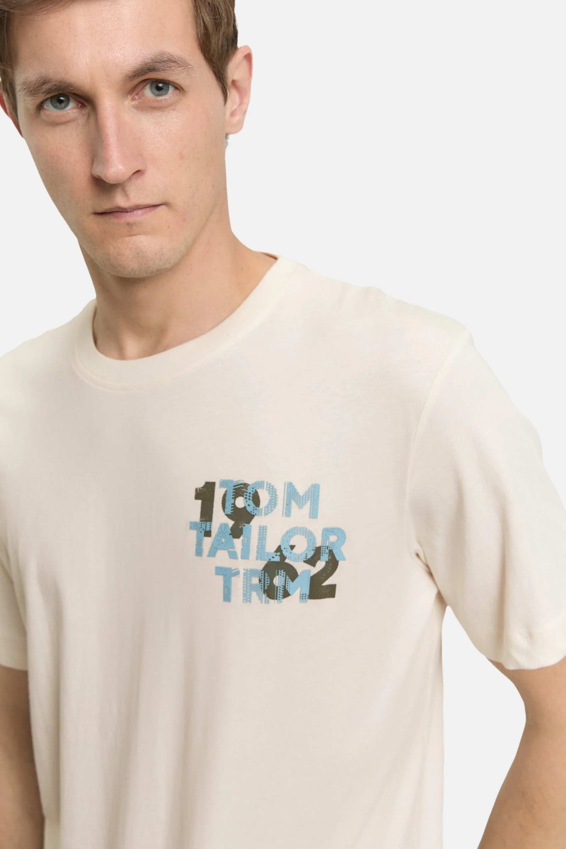 T-shirt met korte mouwen - Ecru - Image 5