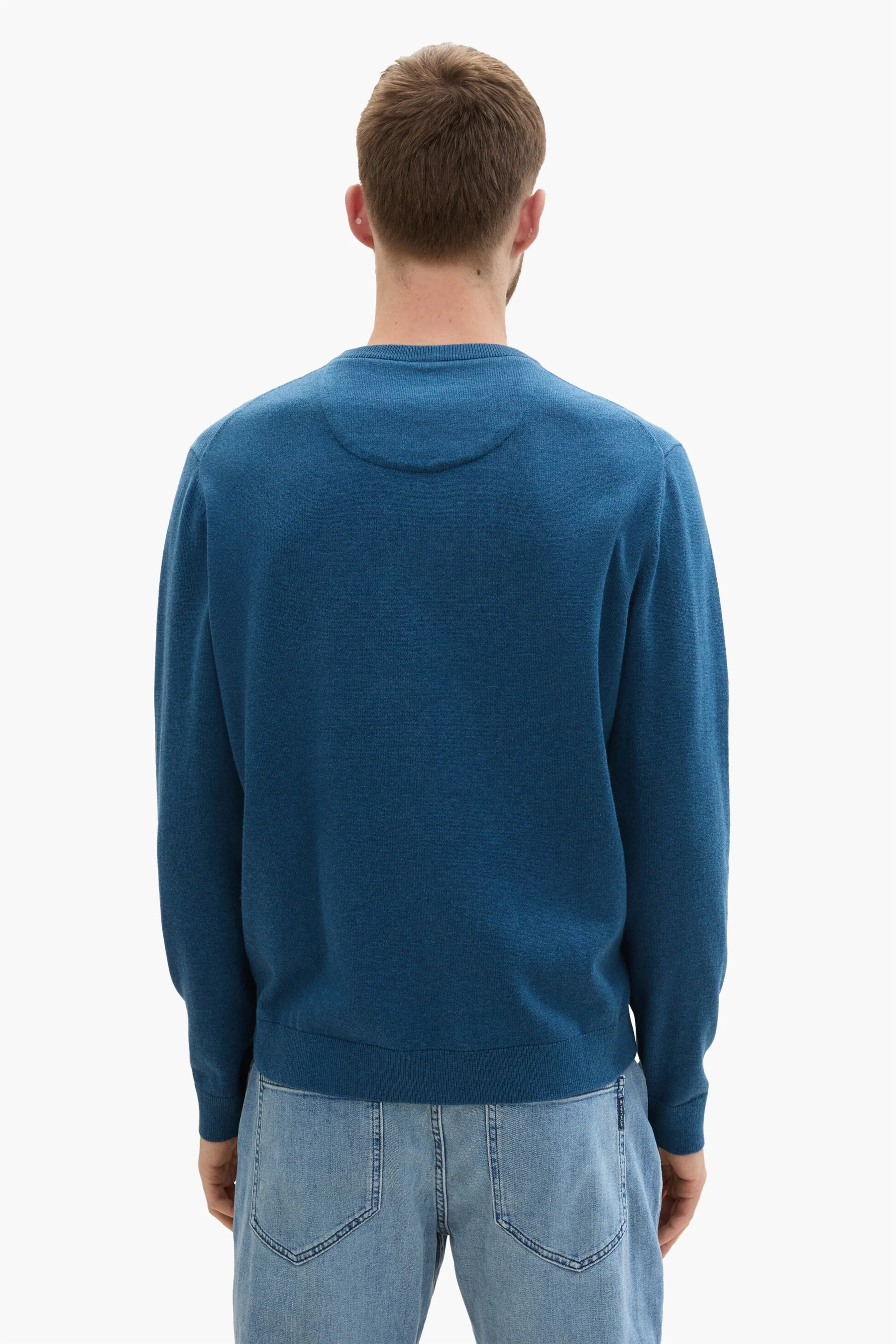 Pull met ronde hals - blauw - Image 4
