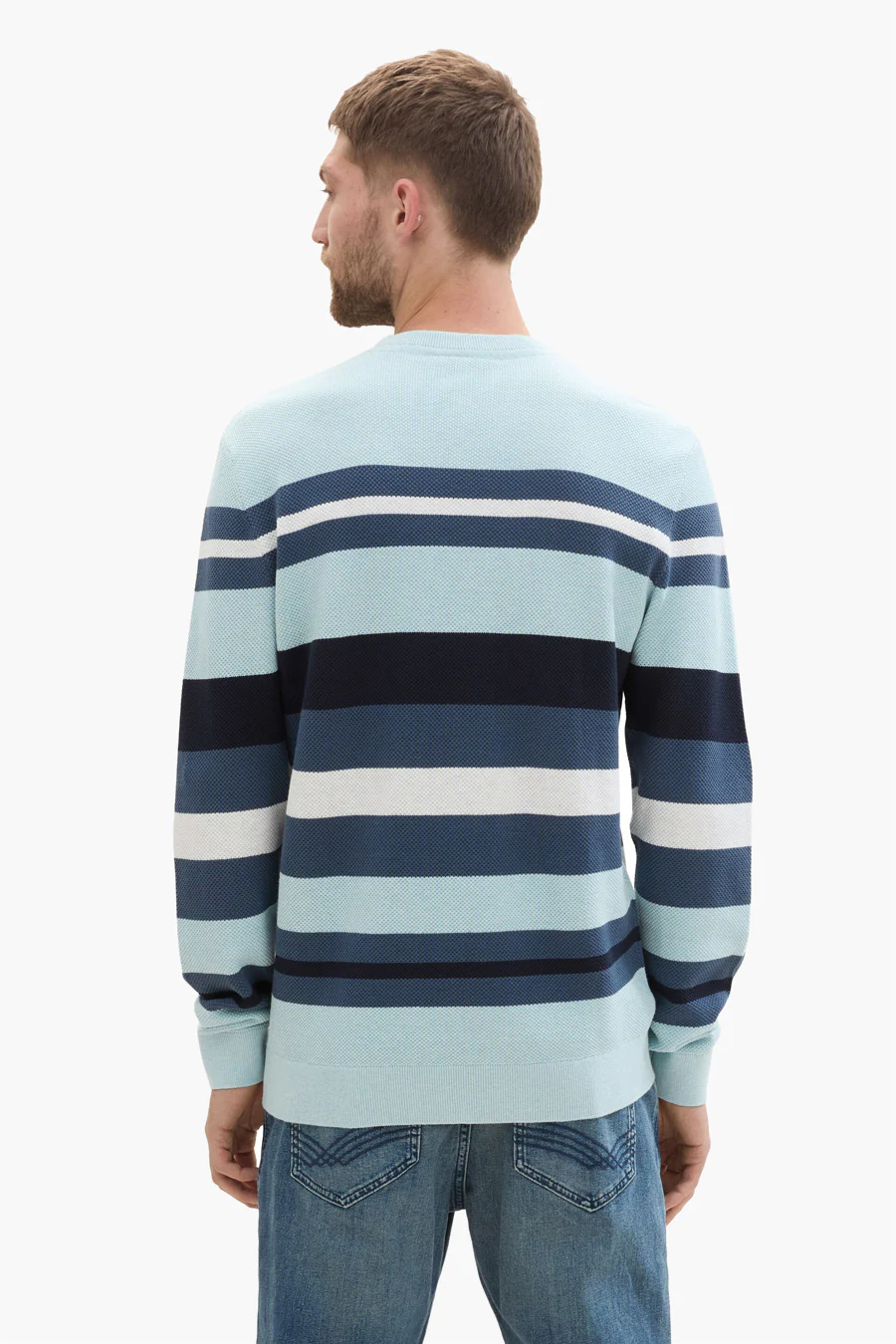 Pull met ronde hals - blauw - Image 4