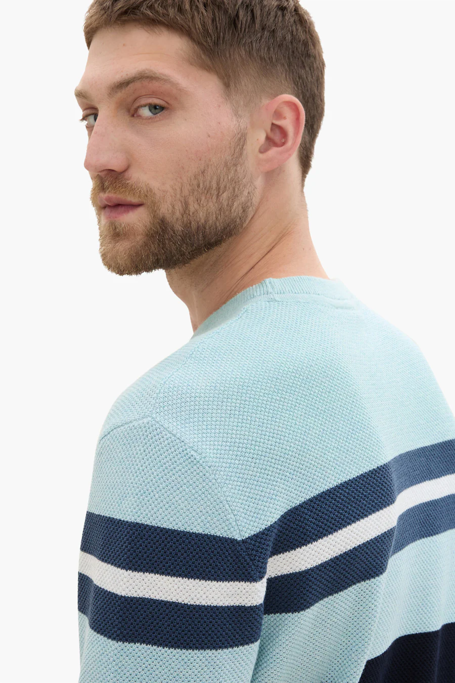 Pull met ronde hals - blauw - Image 5