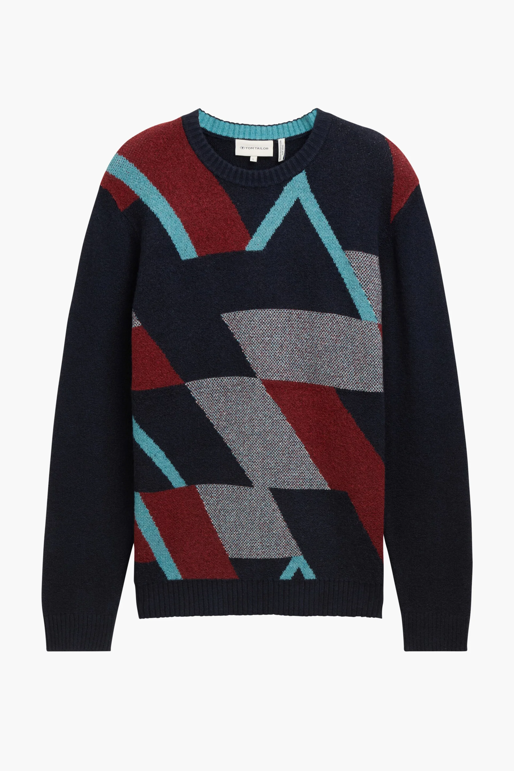 Pull met ronde hals - blauw - Image 5