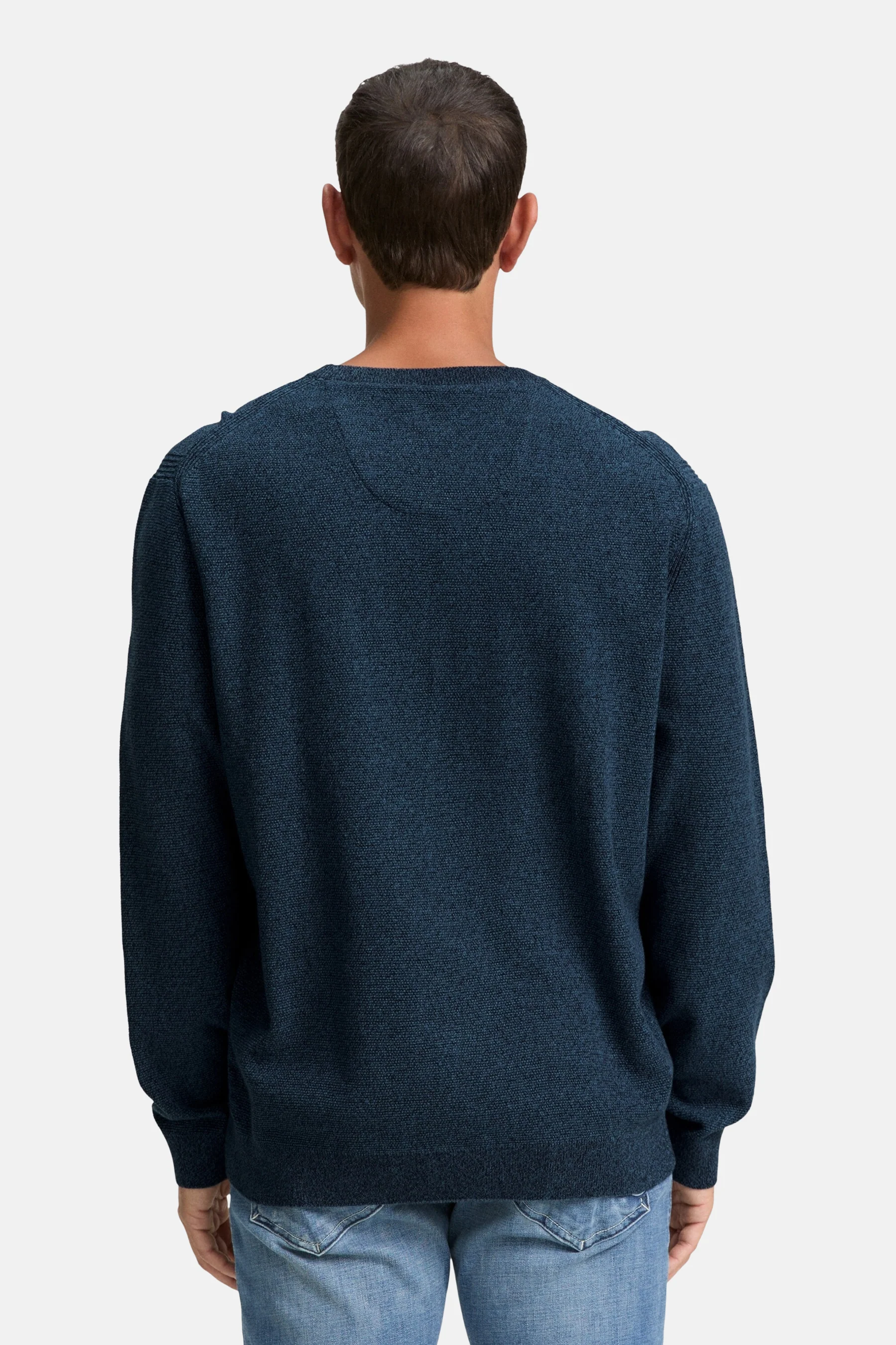 Pull met ronde hals - blauw - Image 3