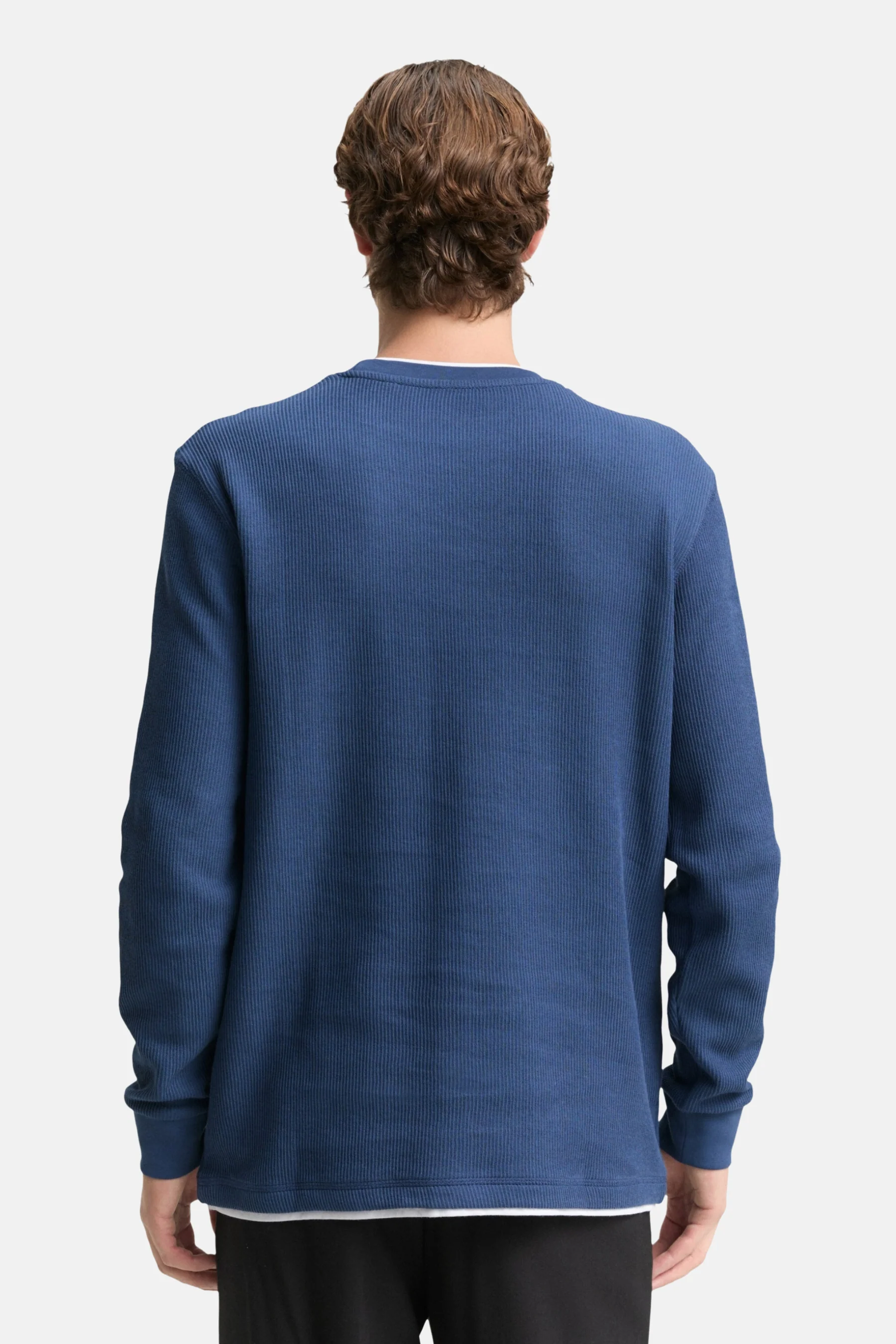 Pull met ronde hals - blauw - Image 4