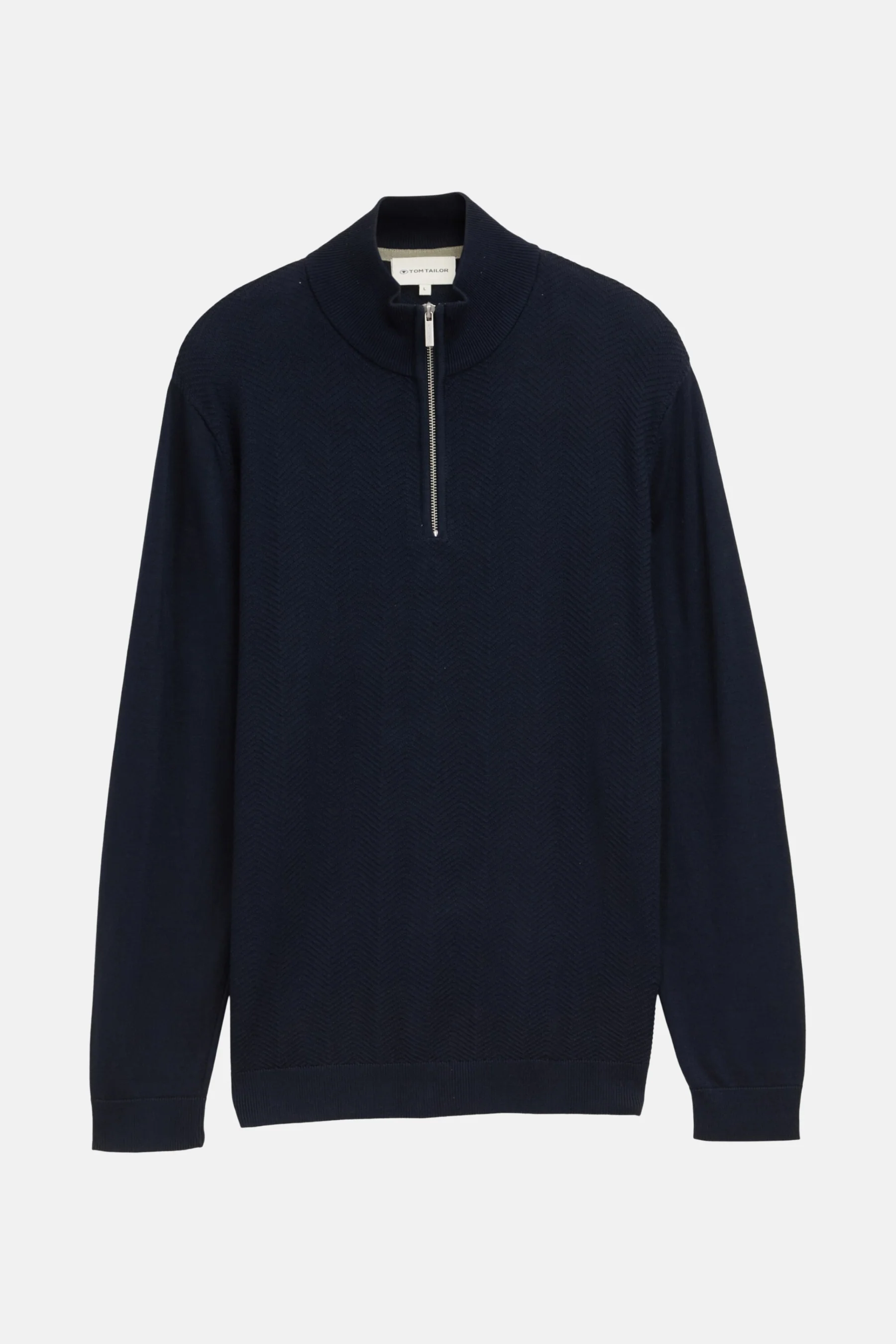 Pull met ronde hals - blauw