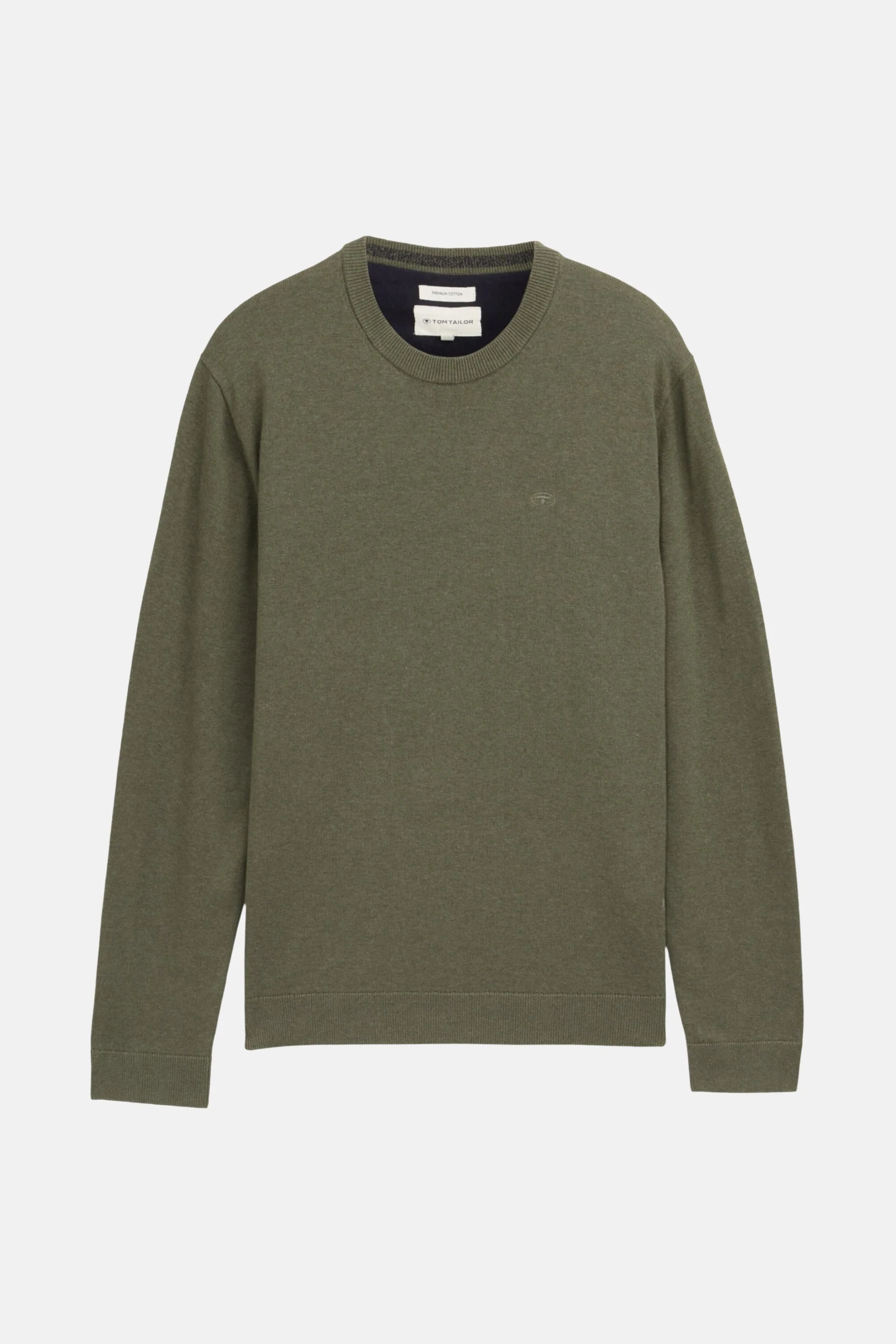 Pull met ronde hals - groen - Image 5
