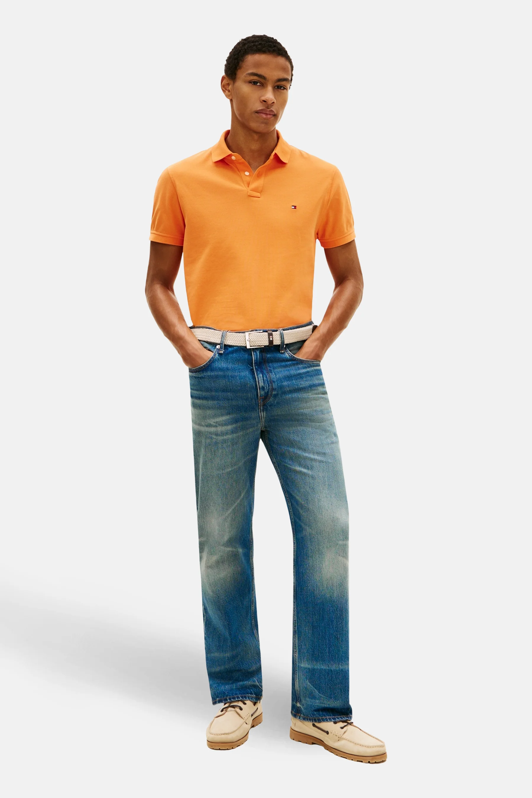 Polo met korte mouwen - oranje - Image 2