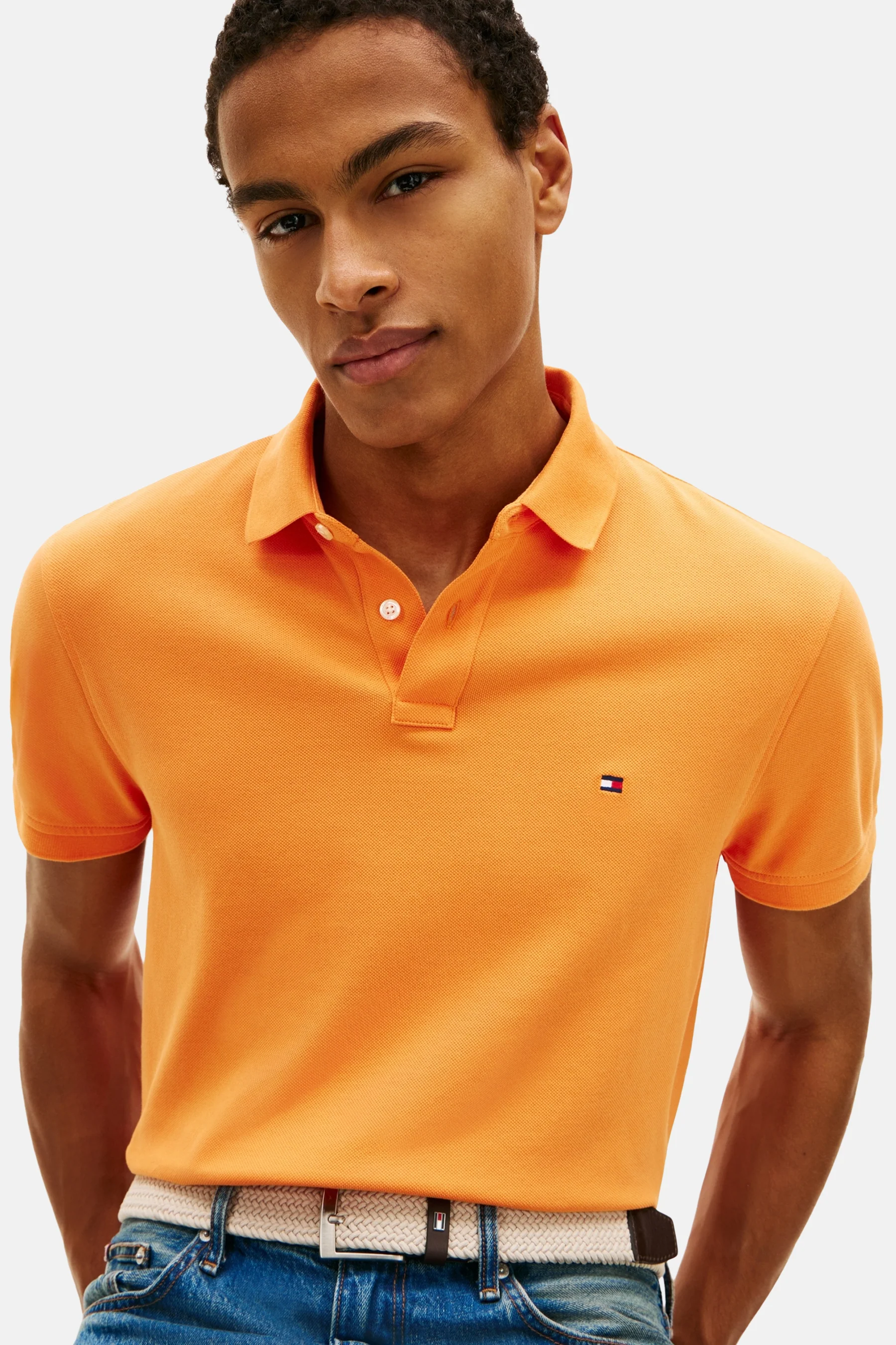 Polo met korte mouwen - oranje - Image 4