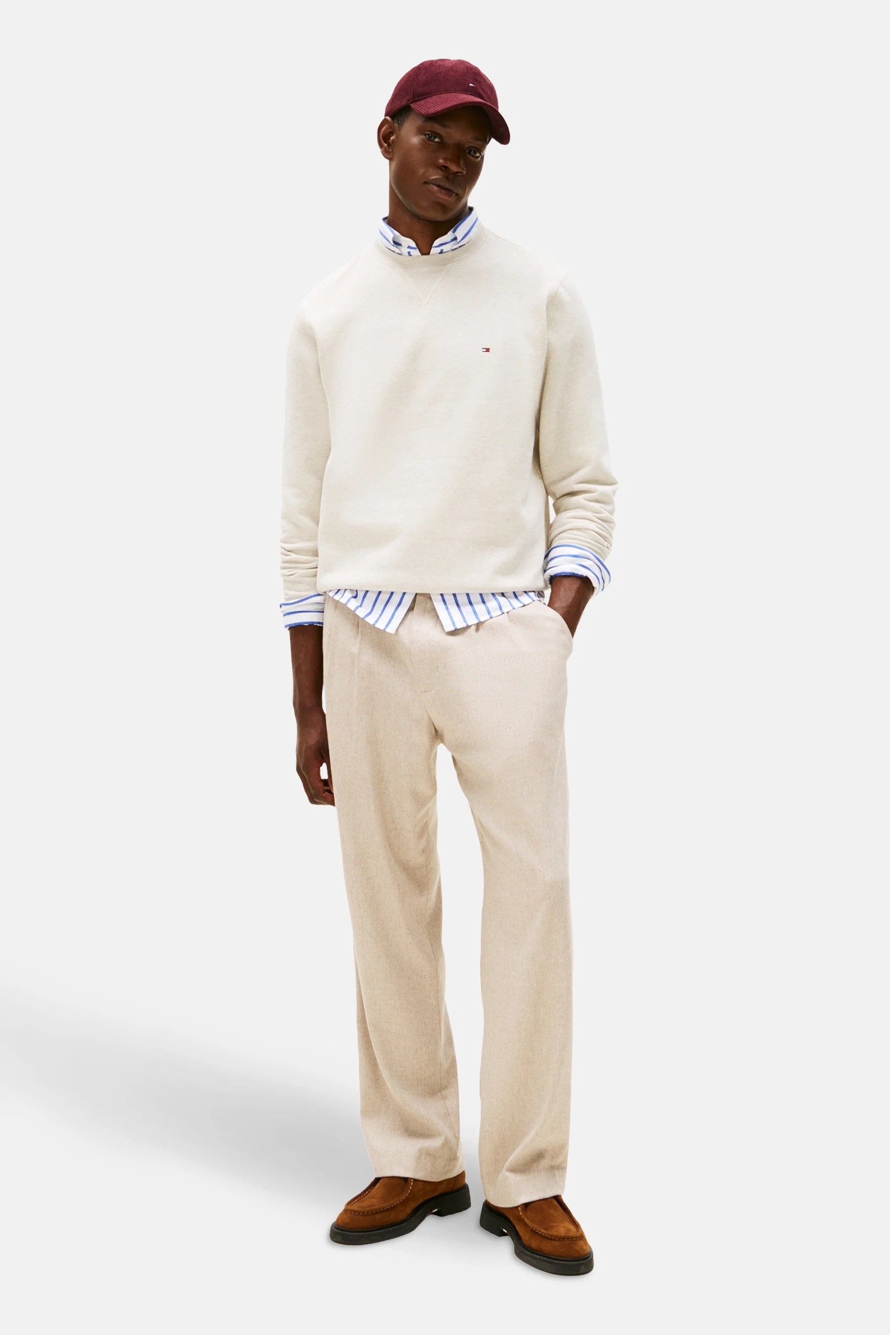 Sweater met ronde hals ecru - TOMMY HILFIGER - Image 2