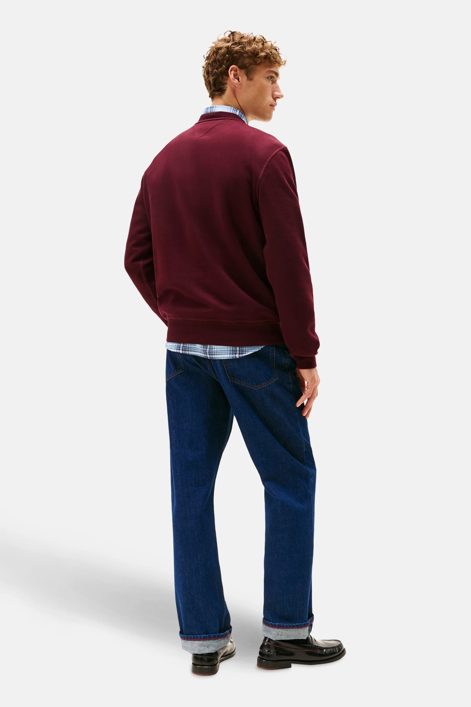 Sweater met ronde hals rood - TOMMY HILFIGER - Image 3