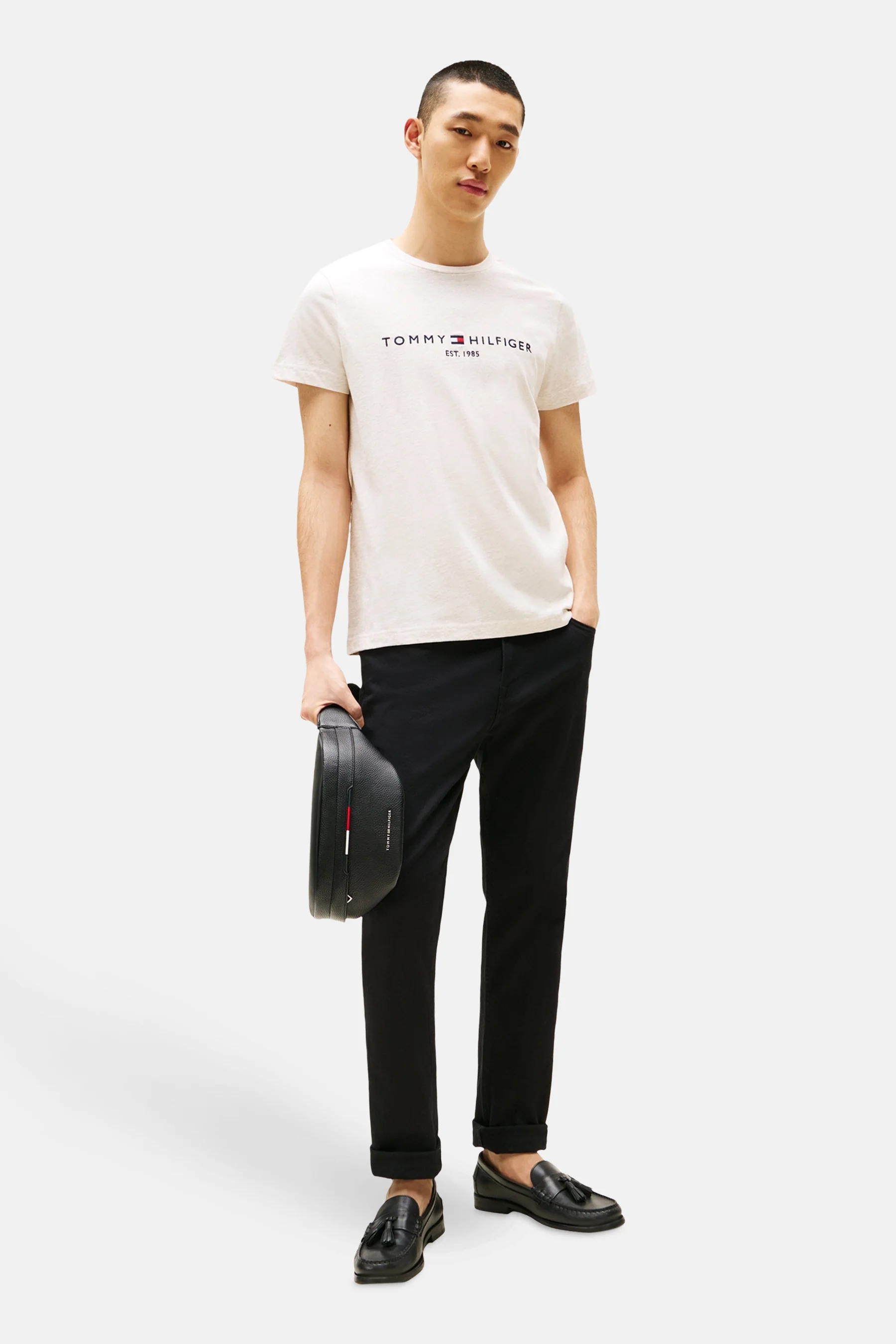 T-shirt met korte mouwen - Beige - Image 2
