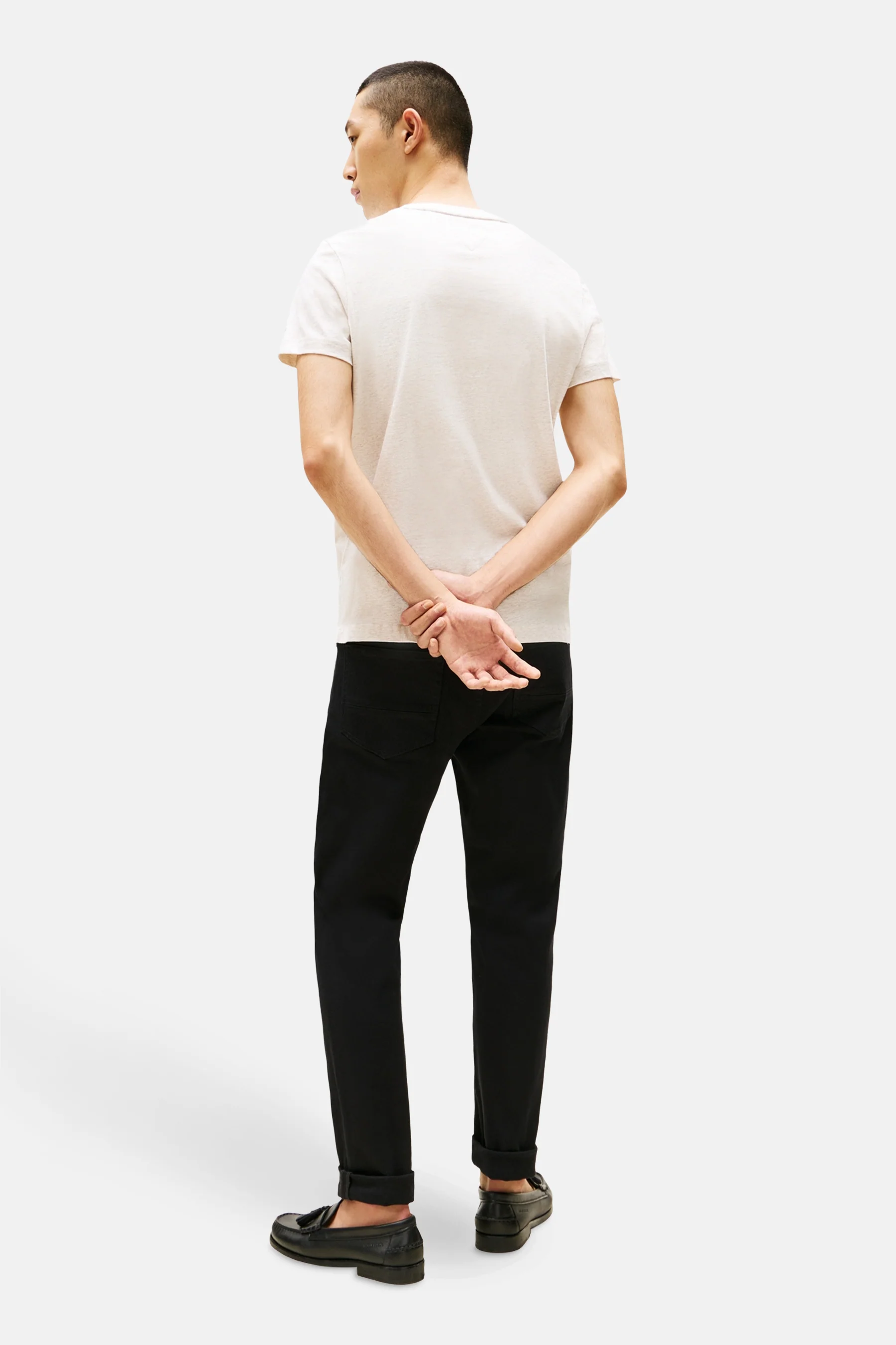 T-shirt met korte mouwen - Beige - Image 3
